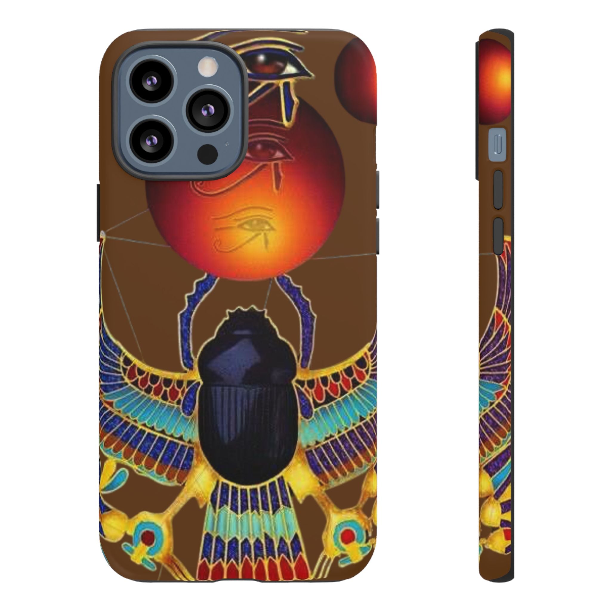 Egyptian Scarab Phone Case | Tough Cases for Unique Style, Protective Cases, Artistic Phone Covers, Gifts for Art Lovers
