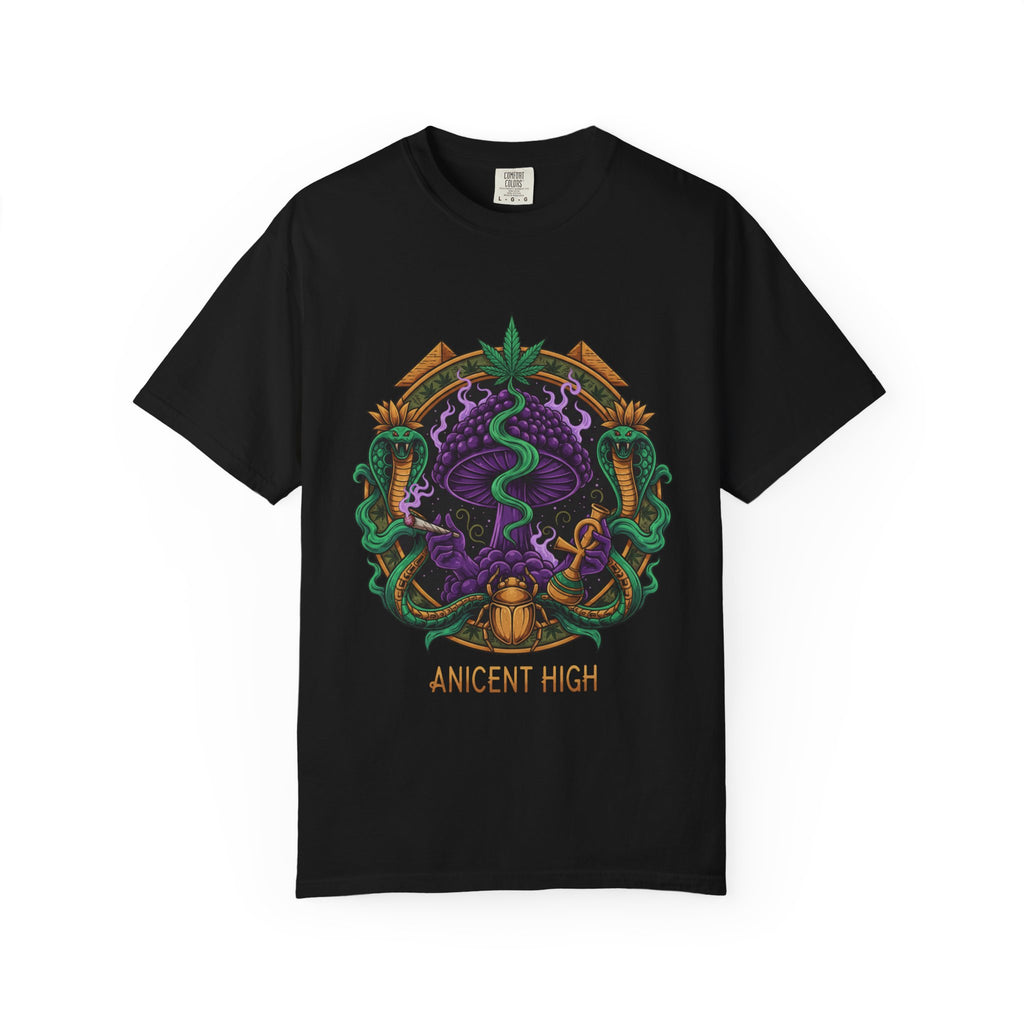 Ancient High T-Shirt — Mystical Snake & Egyptian Scarab Graphic Tee