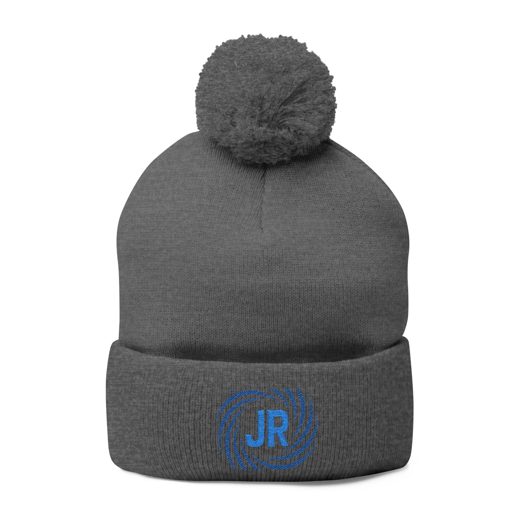 Pom-Pom Knit Cap (Embroidery)