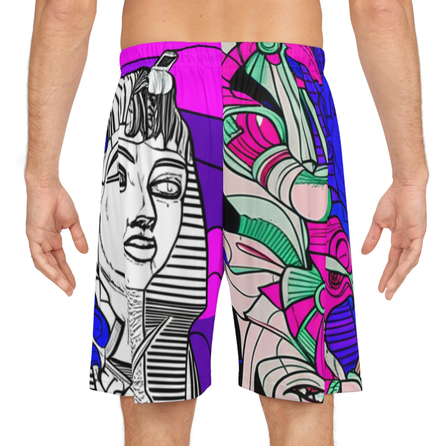 Colorful Egyptian-Inspired Basketball Shorts, Unique Athletic Wear for Men, Stylish Gym Shorts, Outdoor Leisure Shorts, Vibrant Summer [...]