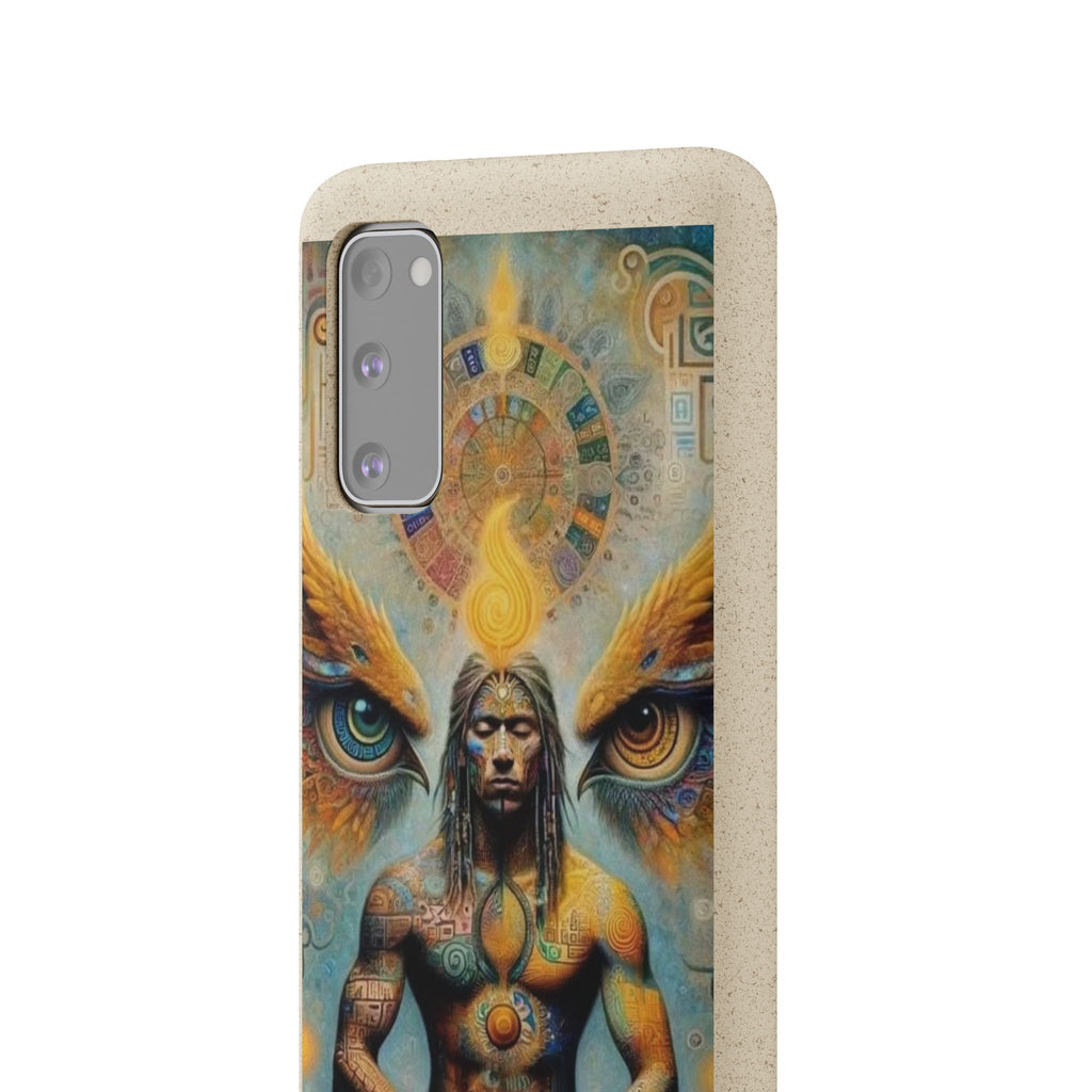 Eco-Friendly Biodegradable Phone Case with Spiritual Design