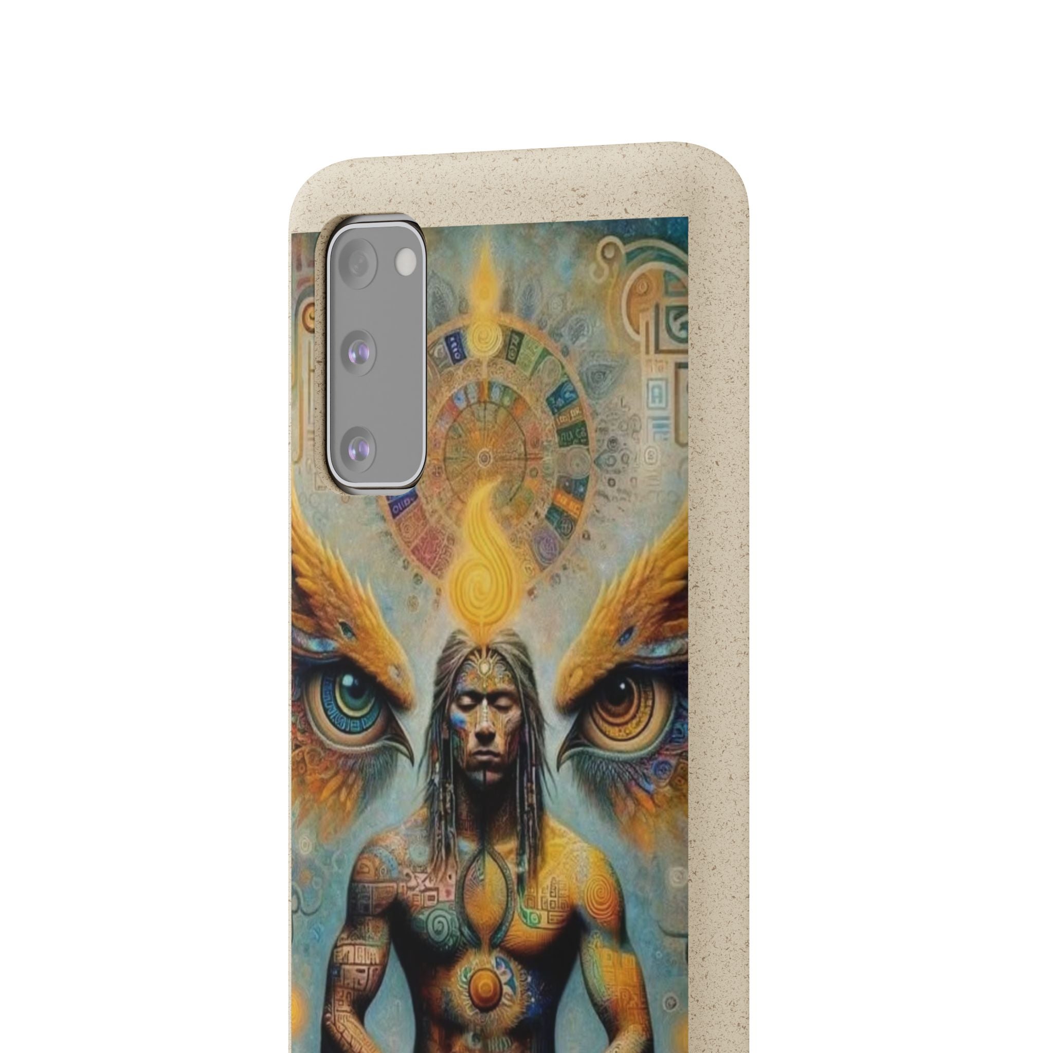 Eco-Friendly Biodegradable Phone Case with Spiritual Design