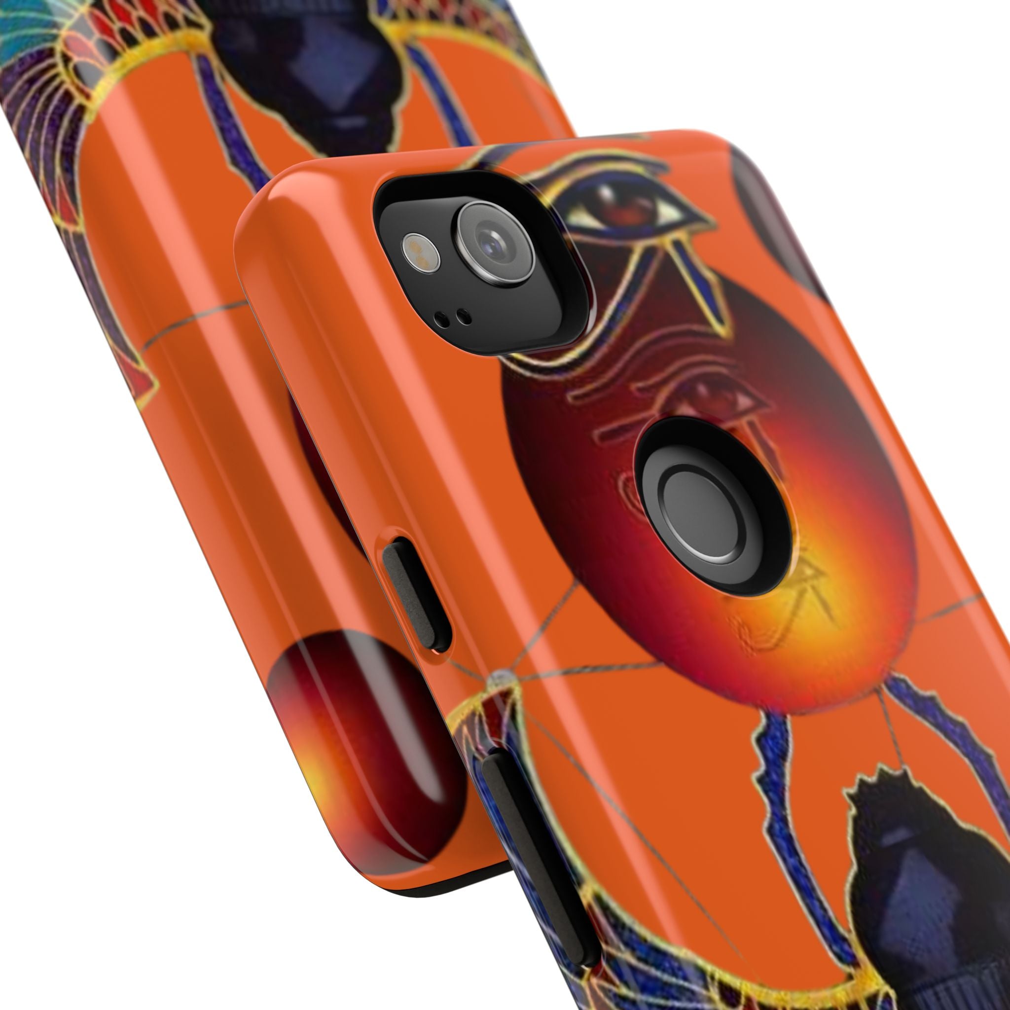 Egyptian-Inspired Phone Case, Tough Phone Cover, Unique Protective Case, Gift for Her, Vibrant Egyptian Art