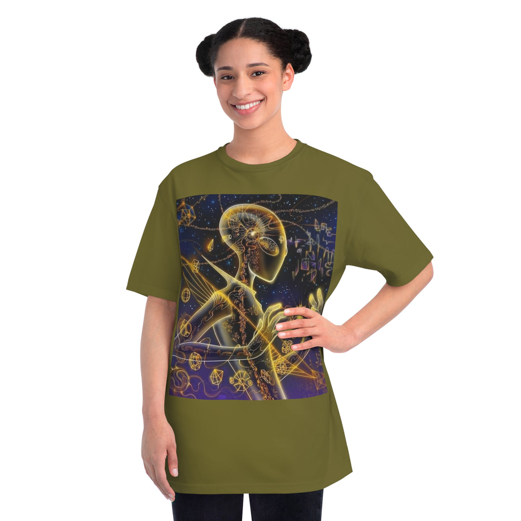 Cosmic Vibes T-Shirt - Alien👽🛸🔖 Design, Unisex Tee, Music Festival Shirt, Gifts for Space Lovers, Casual Wear, Unique Art T-Shirt