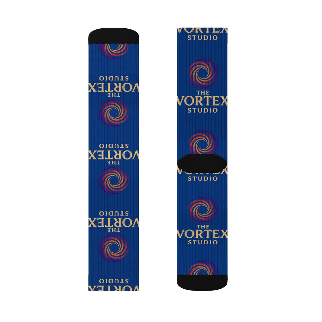 Logo Sublimation Socks — The Vortex Studio Branded Crew Socks