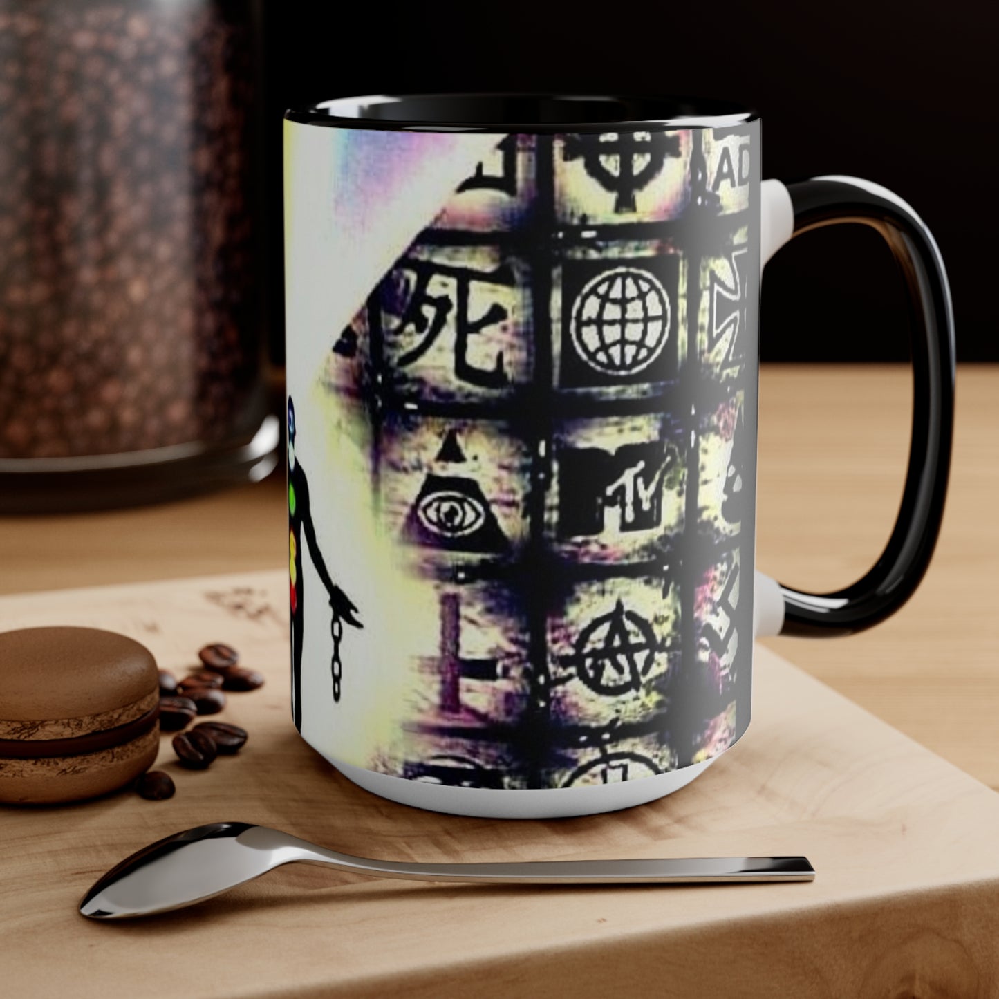 Mystical Accent Mugs - Chakra and Symbol Design for Spiritual Awakening