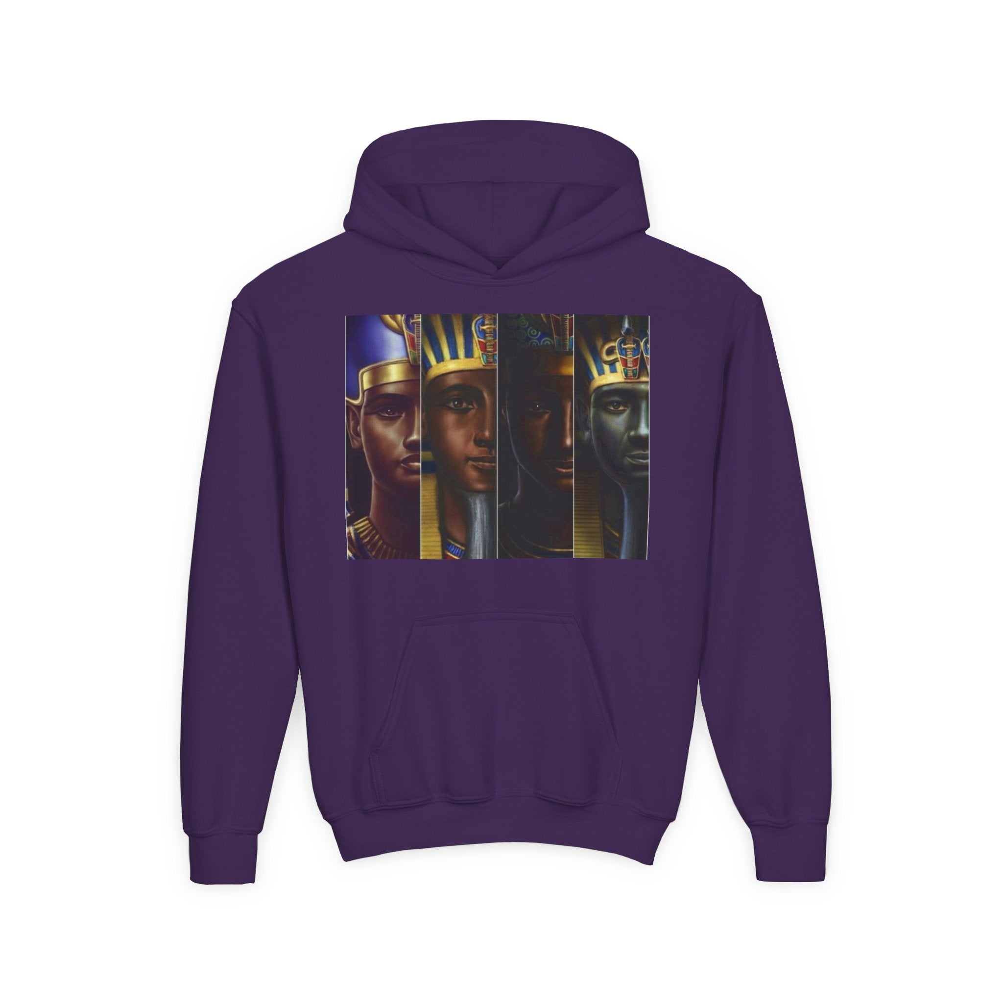 Egyptian Kings Youth Hooded Sweatshirt - Stylish and Comfortable