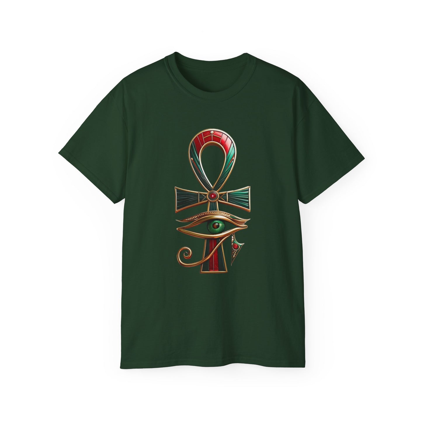 Vintage Egyptian Symbol Tee, Casual Unisex Shirt, Gifts for Historians, Unique Statement Tee, Festival Wear