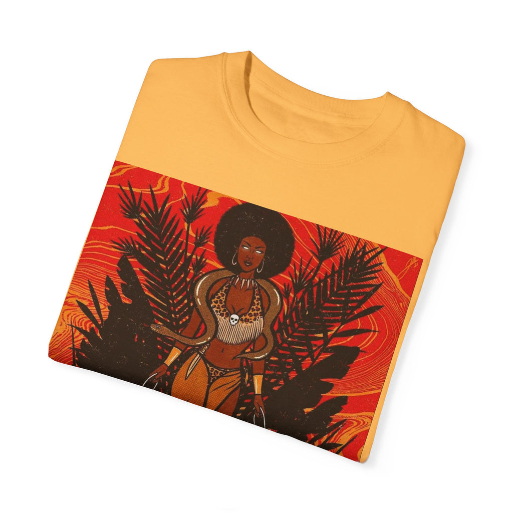 Bold Jungle Goddess Unisex T-Shirt | Vibrant Graphic Tee