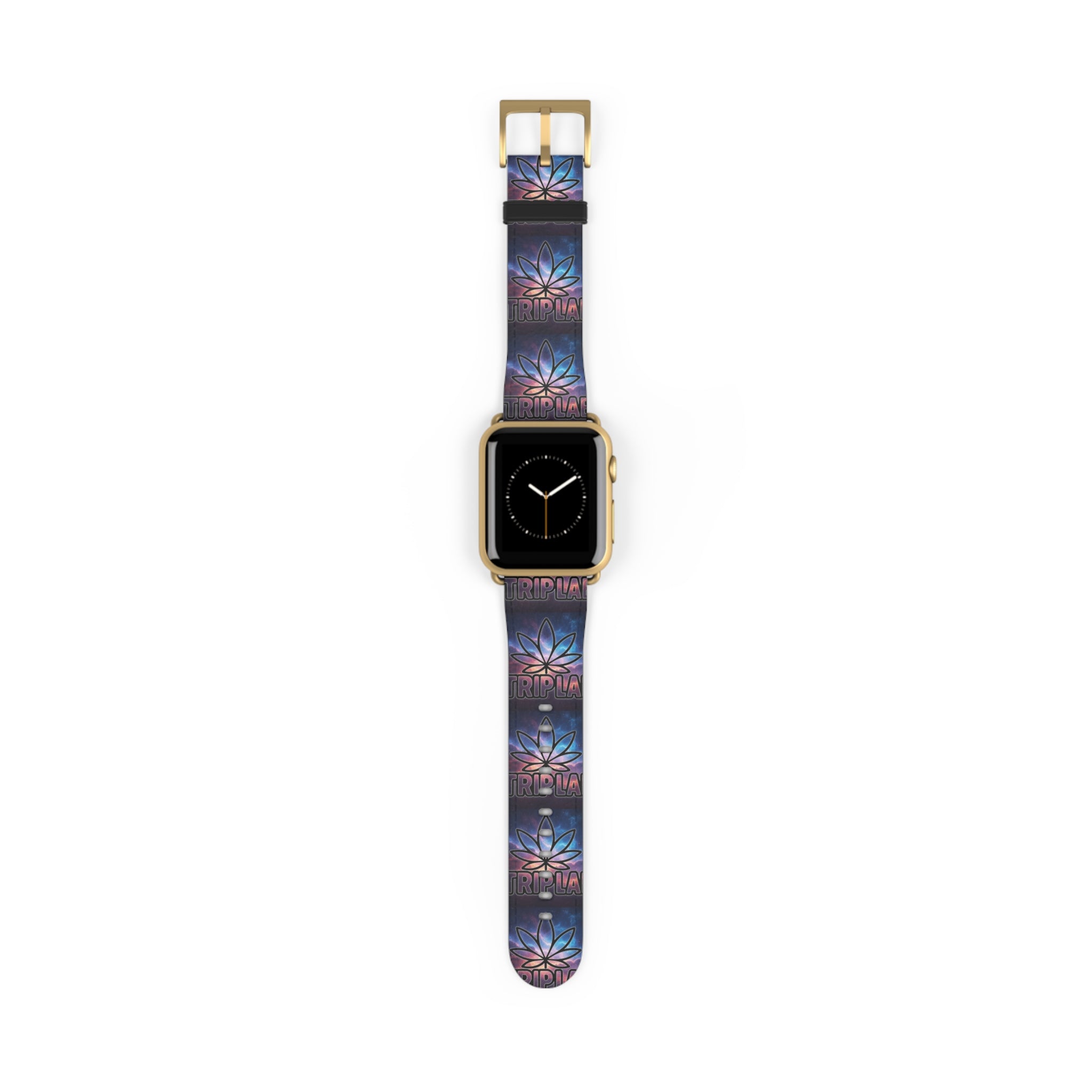 Fireworks Lotus Watch Band — Floral Galaxy Apple Watch Strap