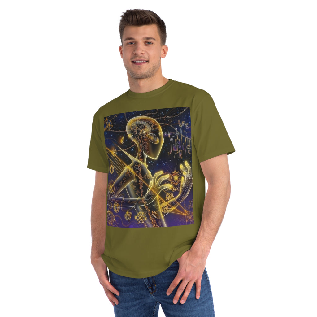 Cosmic Vibes T-Shirt - Alien👽🛸🔖 Design, Unisex Tee, Music Festival Shirt, Gifts for Space Lovers, Casual Wear, Unique Art T-Shirt