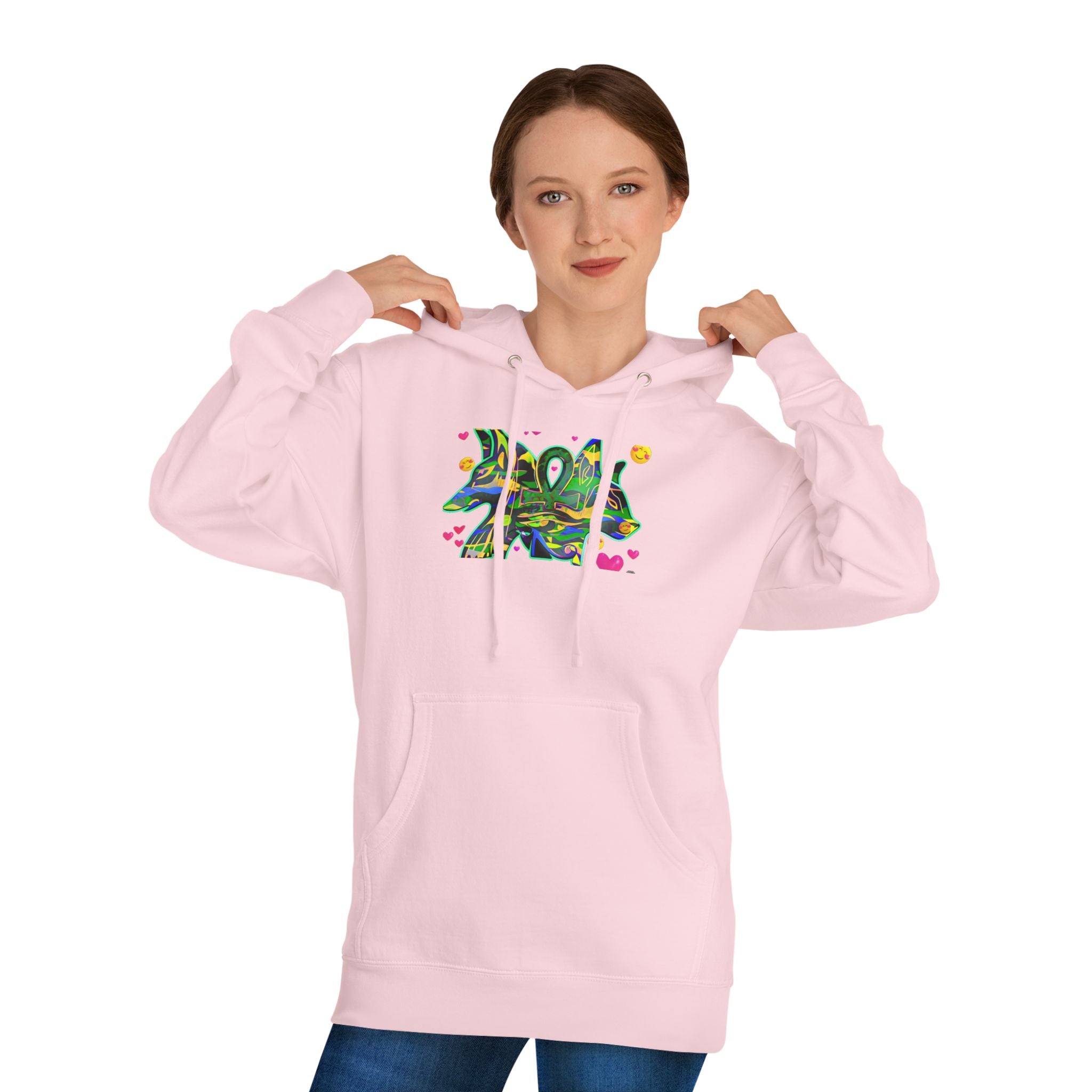 Vibrant Unisex Hooded Sweatshirt with Colorful Abstract Design, Cozy Streetwear, Gift for Art Lovers, Casual Wear, Trendy Style, [...]