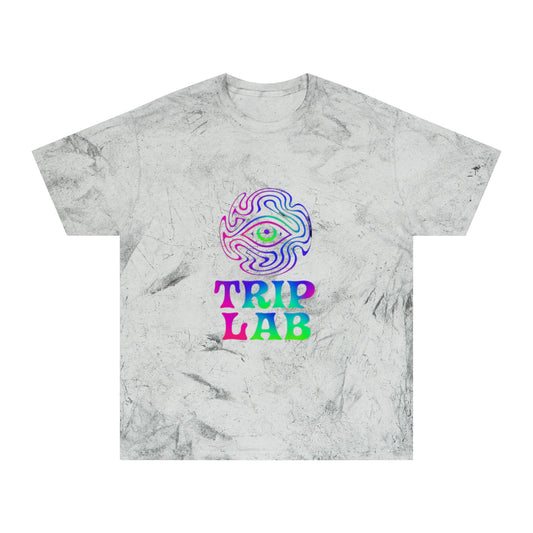 Colorful Psychedelic T-Shirt👍 with Trip Lab Design, Unisex Tee, Festival Attire, Statement Shirt, Casual Wear, Gift for Friends