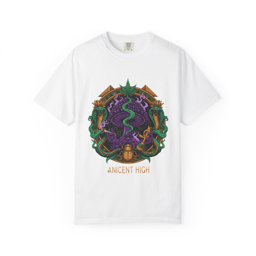 Ancient High T-Shirt — Mystical Snake & Egyptian Scarab Graphic Tee