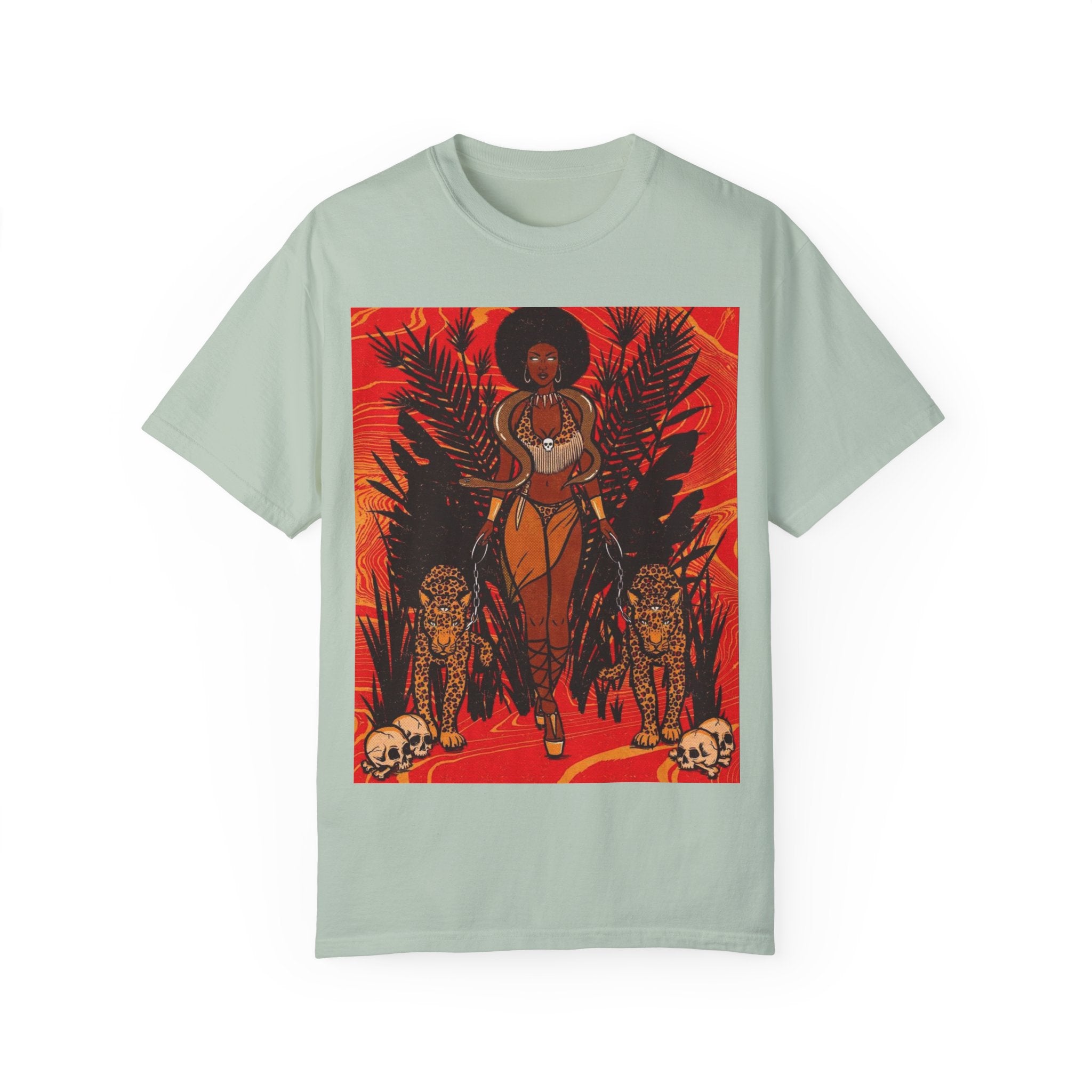 Bold Jungle Goddess Unisex T-Shirt | Vibrant Graphic Tee