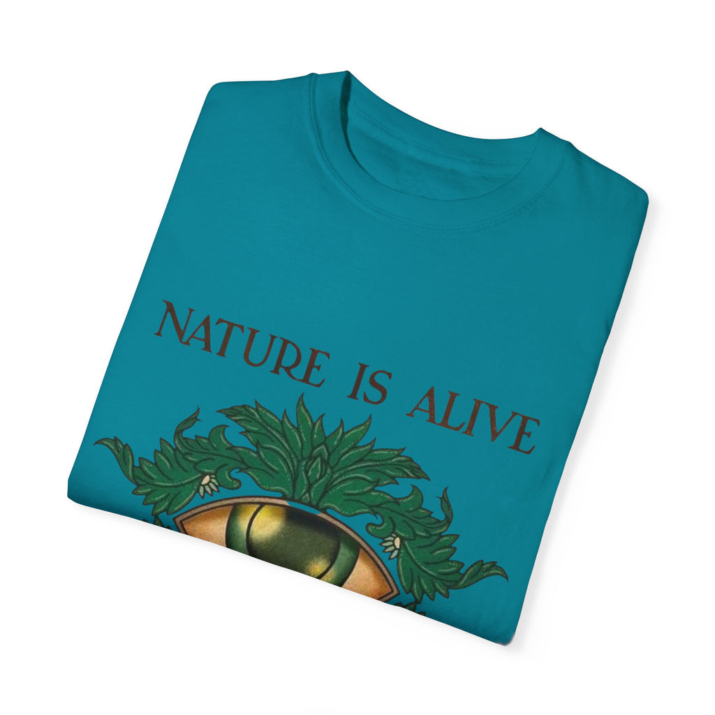 Nature-Inspired Unisex T-Shirt, Eco Friendly Tee, Nature Lover Gift, Casual Wear, Vintage Graphic Tee, Boho Style, Earth Day