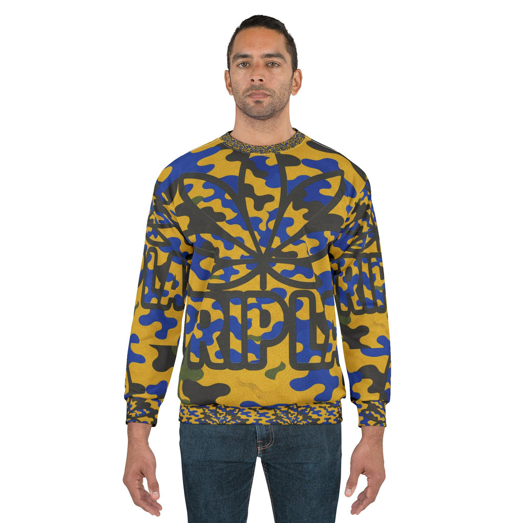 Camo Weed Leaf Sweatshirt