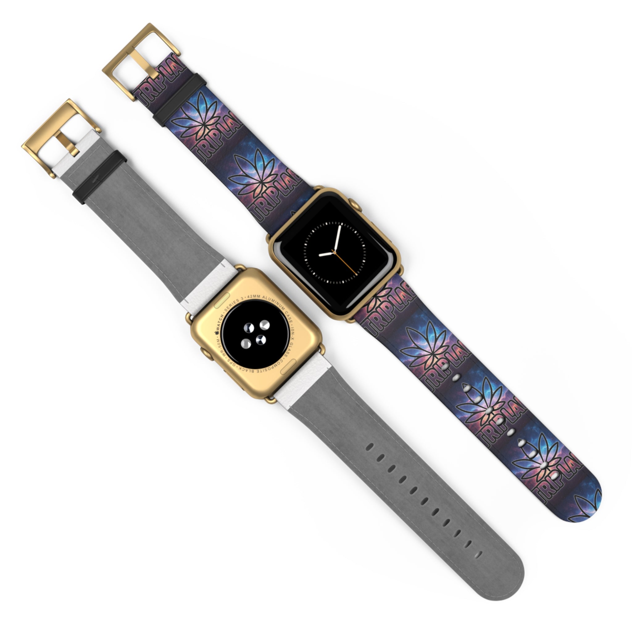 Fireworks Lotus Watch Band — Floral Galaxy Apple Watch Strap
