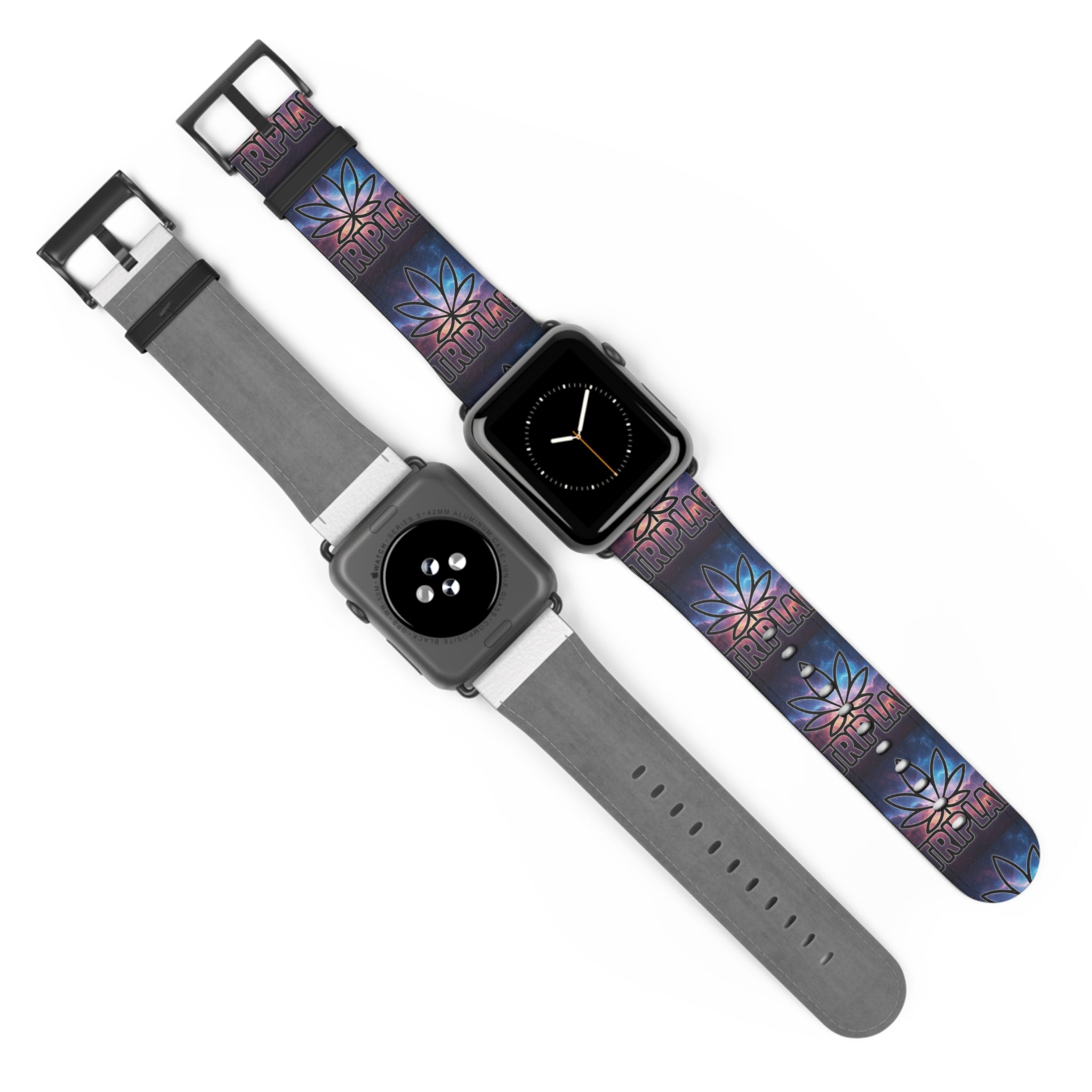 Fireworks Lotus Watch Band — Floral Galaxy Apple Watch Strap