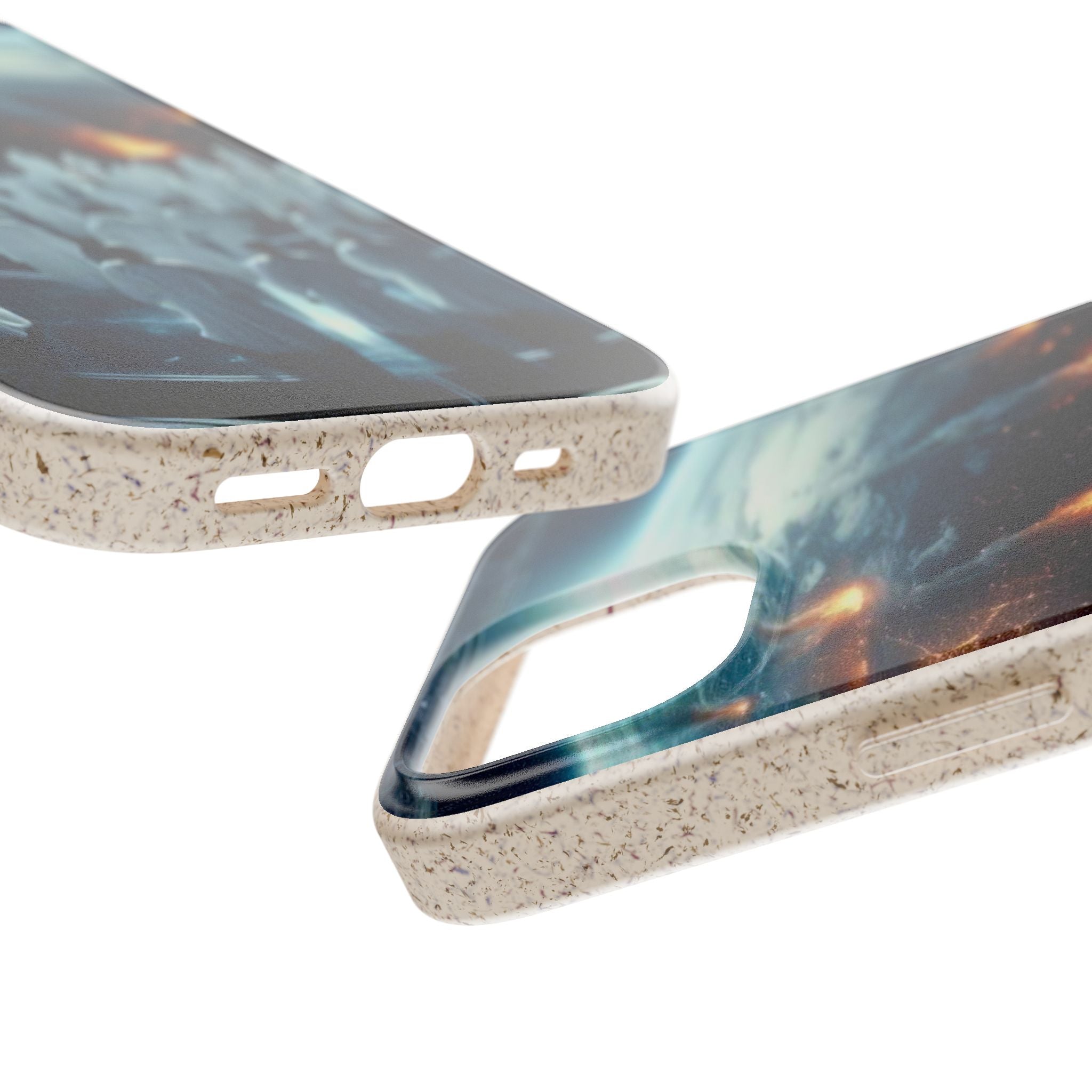 Galactic Gathering Biodegradable Phone Case - Eco-Friendly Cosmic Design