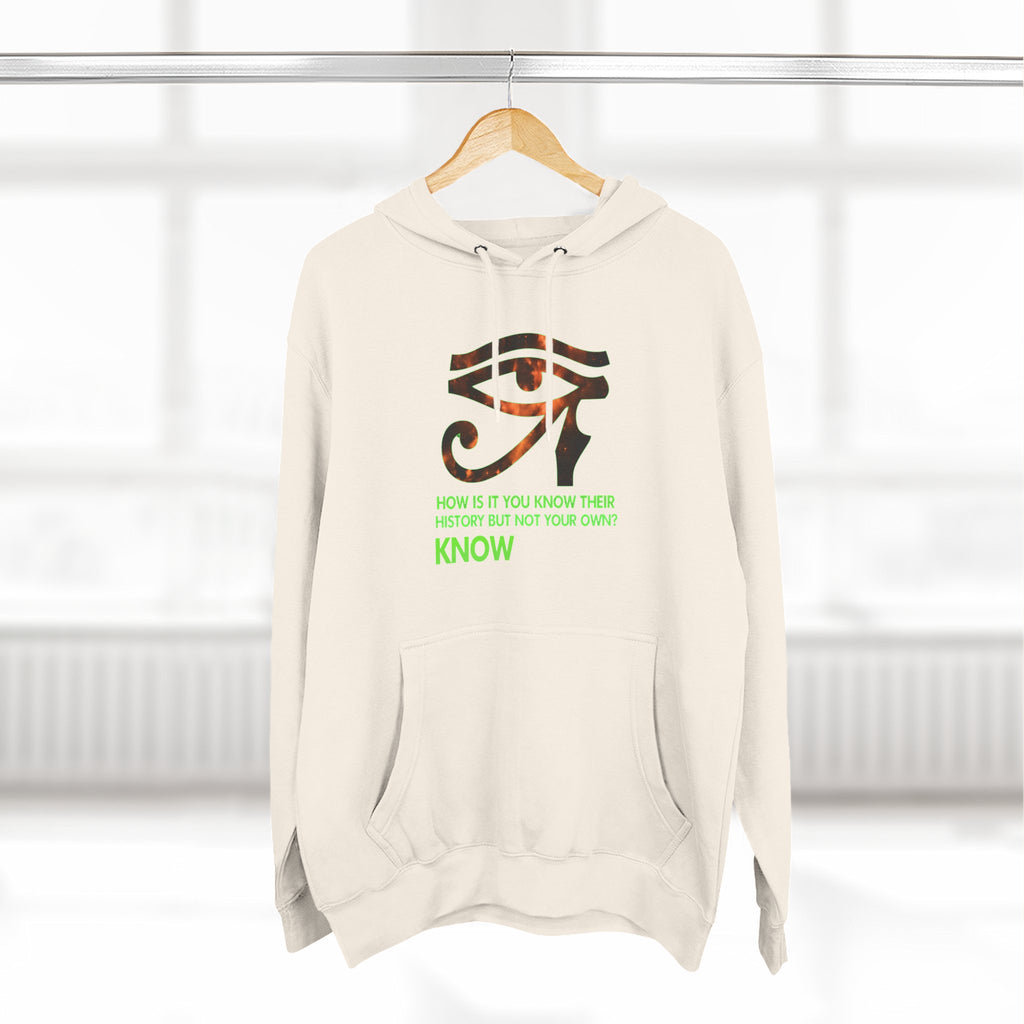 Three-Panel Fleece Hoodie