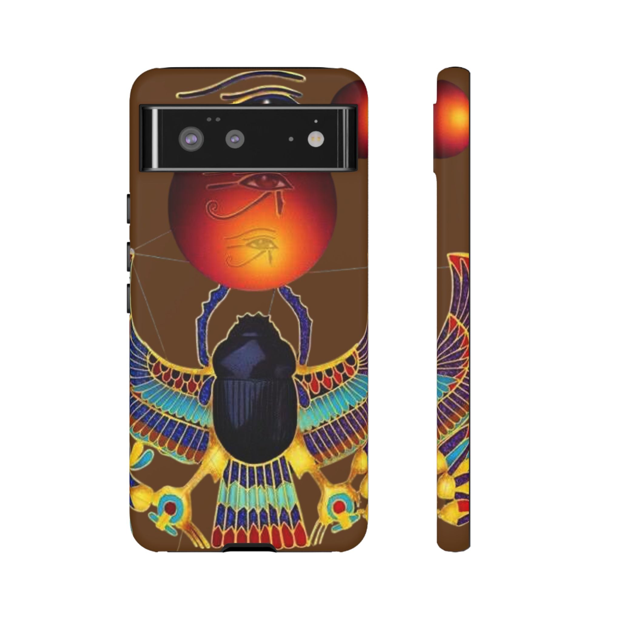 Egyptian Scarab Phone Case | Tough Cases for Unique Style, Protective Cases, Artistic Phone Covers, Gifts for Art Lovers