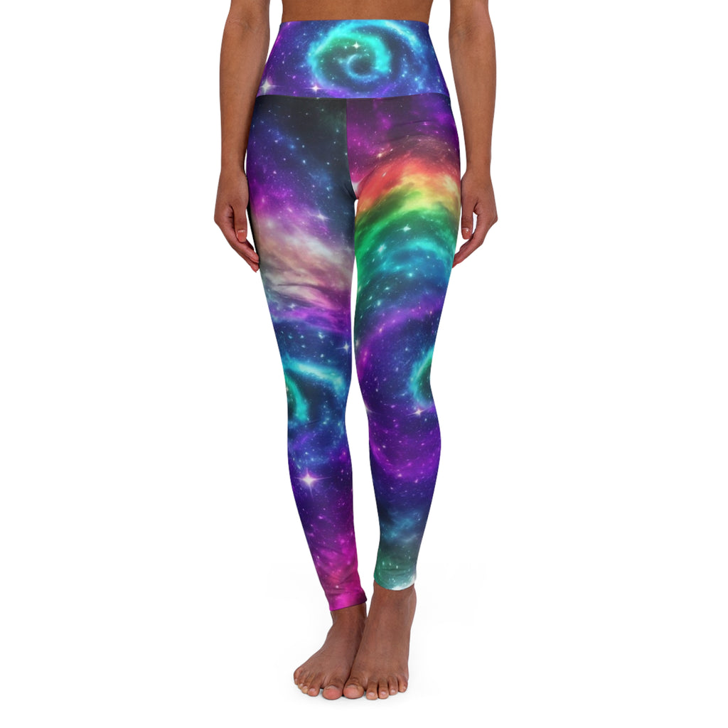 High Waisted Yoga Leggings (AOP)
