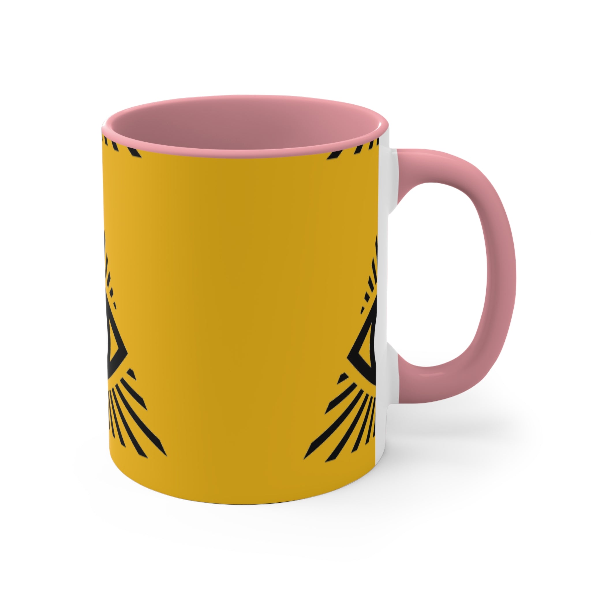 Mystical Eye Accent Mug - Bohemian Coffee Cup, Unique Gift for Occasions, Artistic Home Decor, Tea Mug, Spirituality