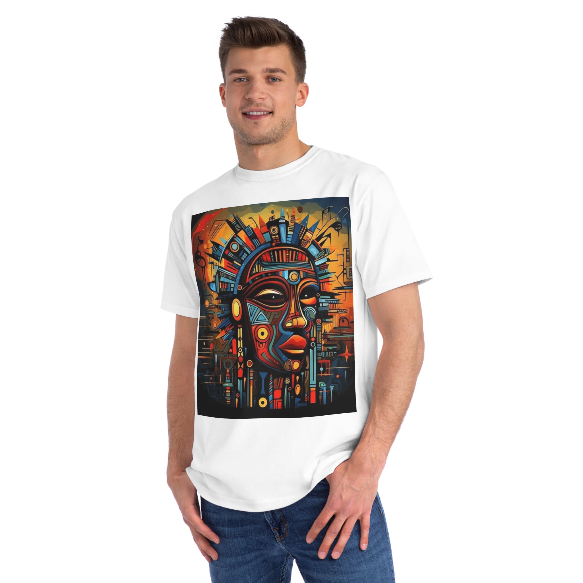 Vibrant Graphic Tee for Art😎💯💥🤩🔖🆘️ Lovers, Unisex Organic T-Shirt, Unique Gifts, Casual Wear, Bohemian Style, Eco-Friendly Fashion