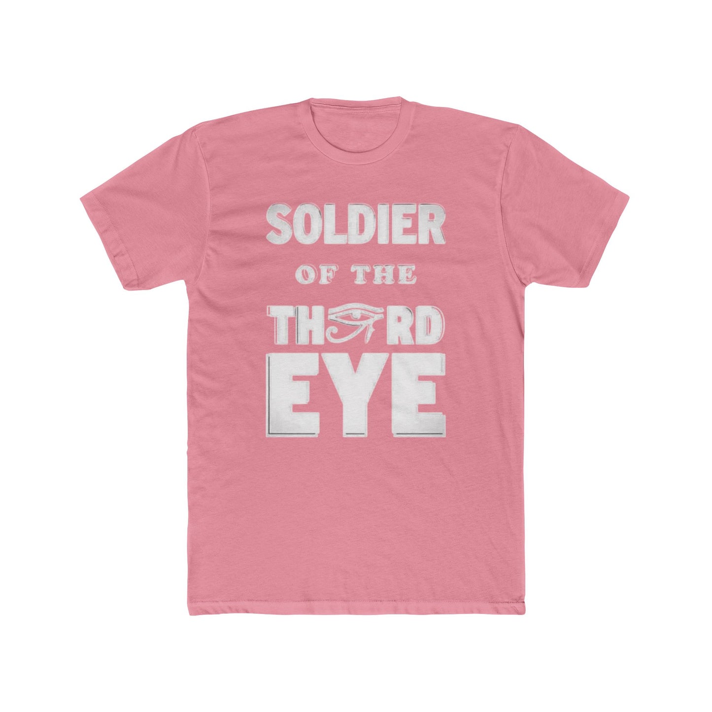 Soldier of the Third Eye Unisex Cotton Crew Tee, Spiritual T-Shirt, Gift for Friends, Meditation Shirt, Mindfulness Apparel