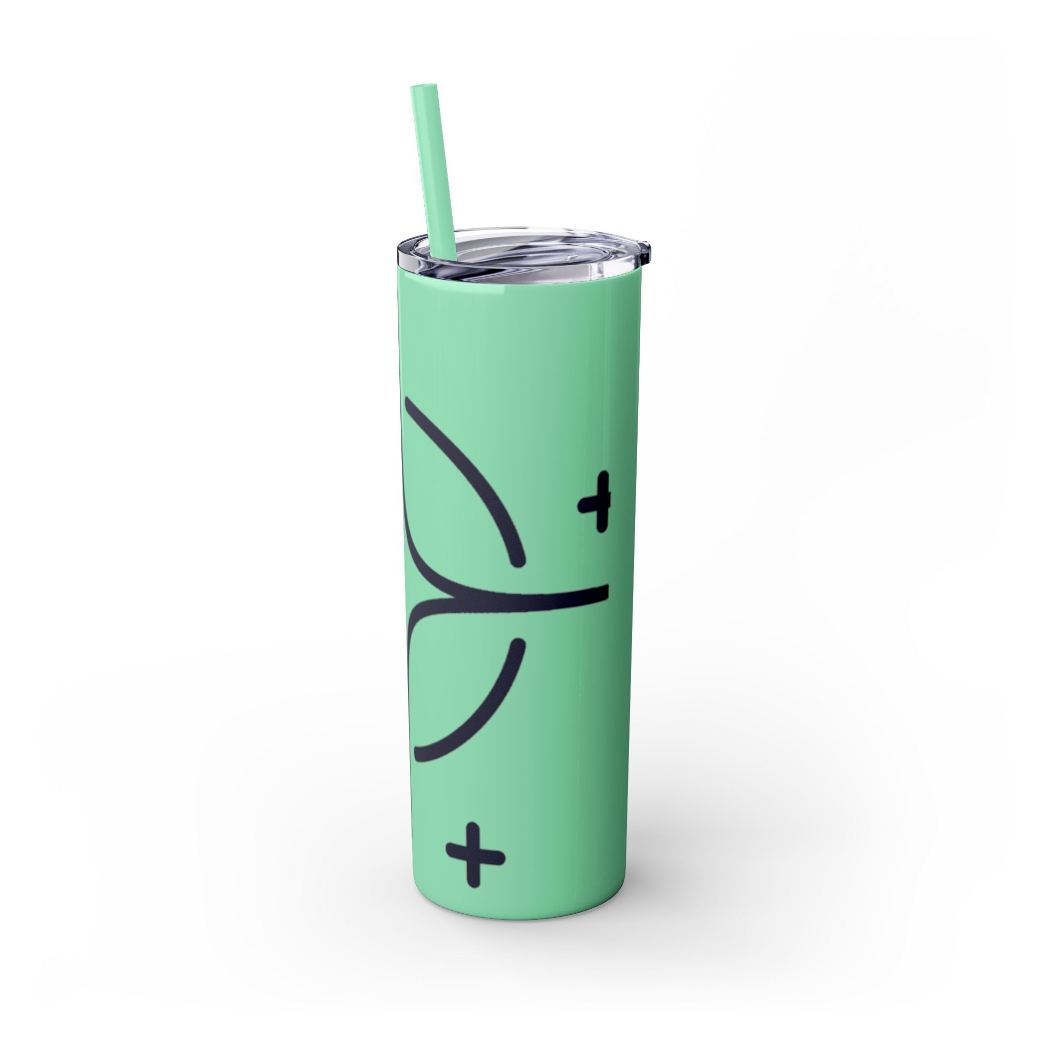 Skinny Tumbler with Straw, 20oz