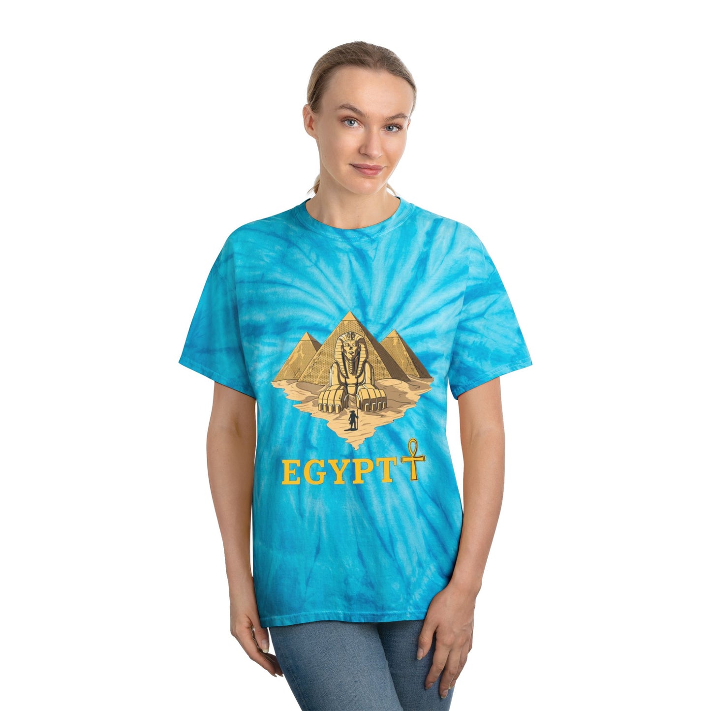 Egyptian Cyclone Tie-Dye Tee👍 | Boho Style Shirt, Vintage Inspired Apparel, Festival Fashion, Summer Outfit, Unique Gift