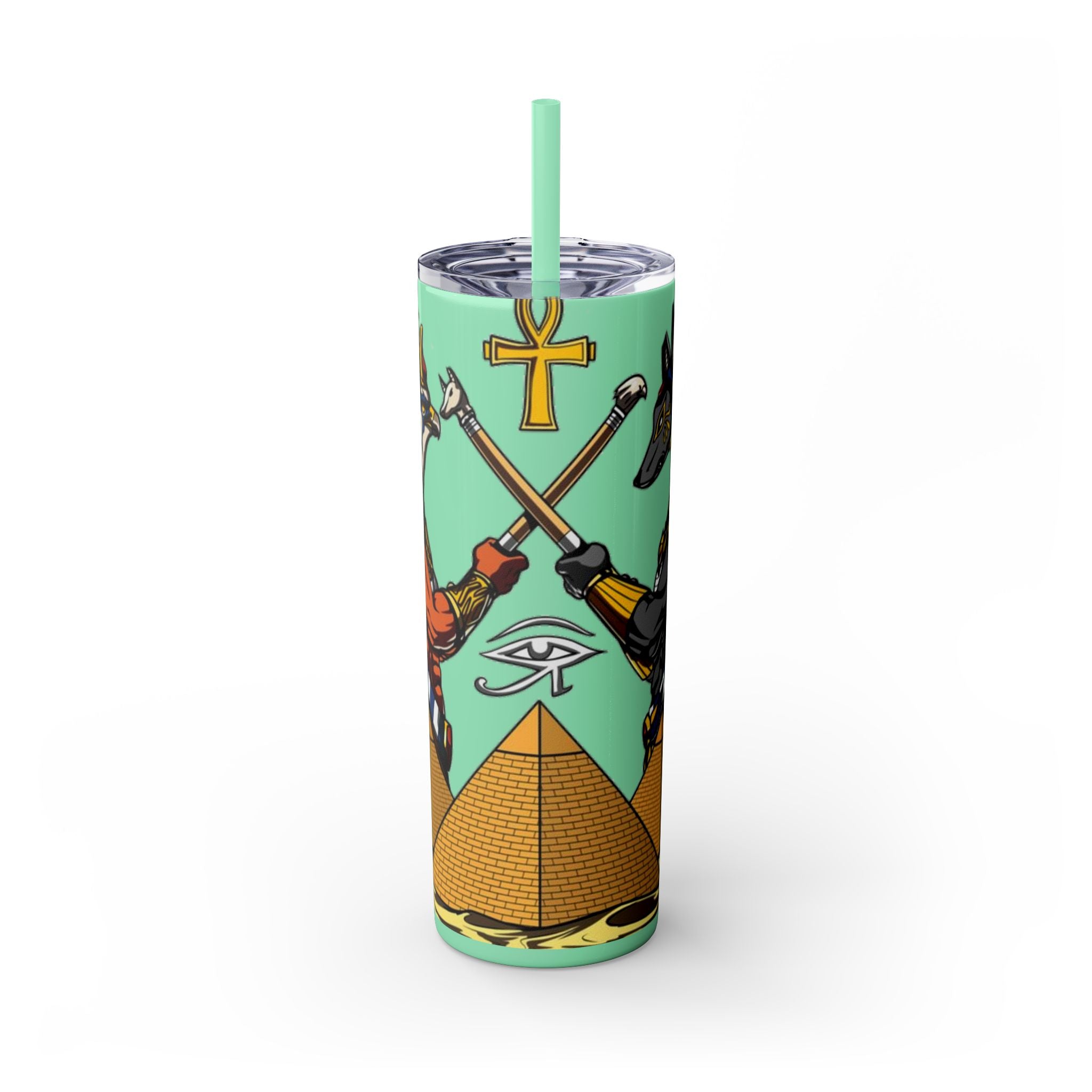Skinny Tumbler with Straw, 20oz