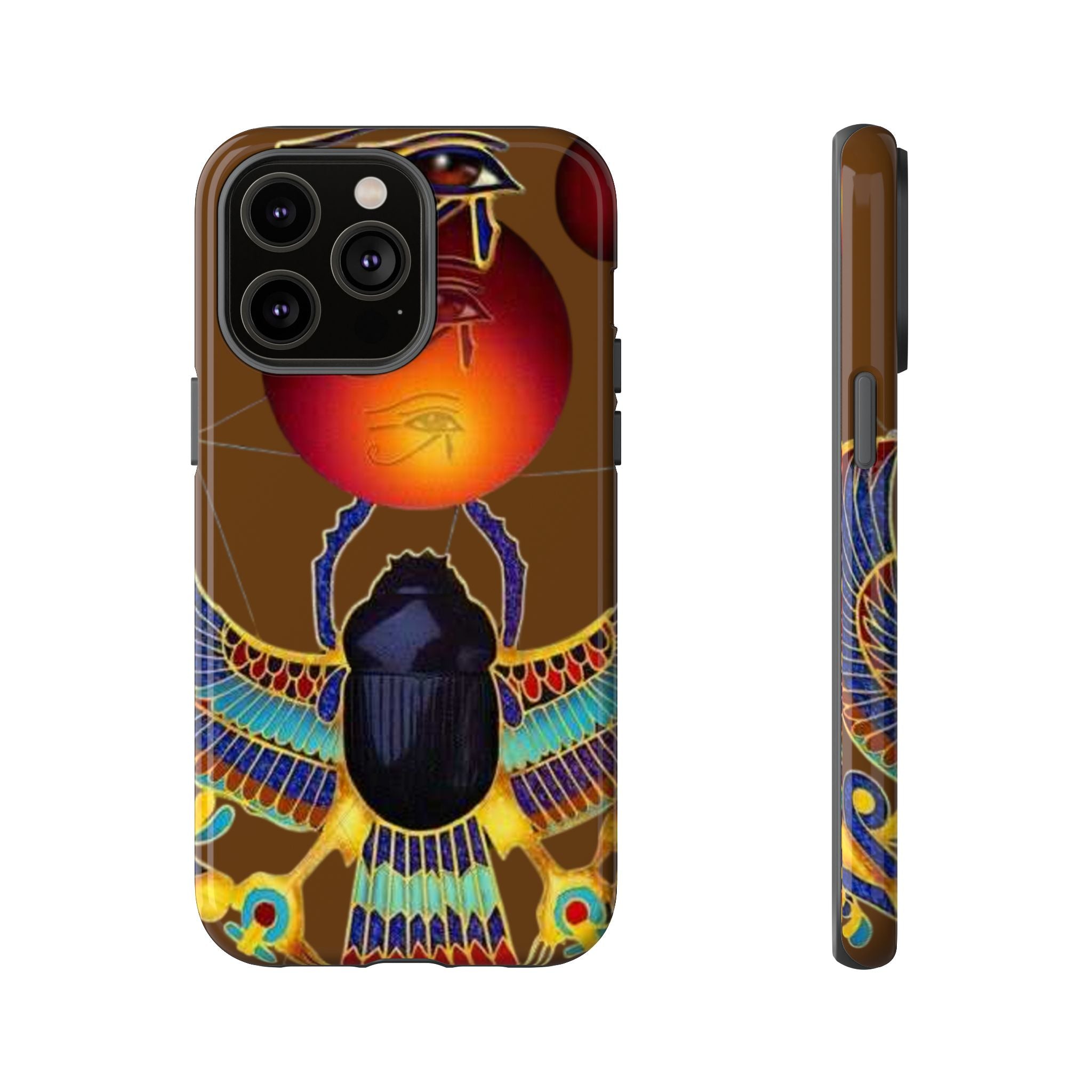 Egyptian Scarab Phone Case | Tough Cases for Unique Style, Protective Cases, Artistic Phone Covers, Gifts for Art Lovers