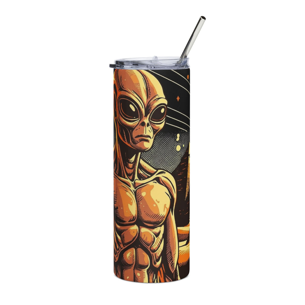 Alien Adventure Stainless Steel Tumbler - 20oz, Galactic Drinkware, Gift for Sci-Fi Lovers, Space Travel Mug, Unique Travel Tumbler, [...]