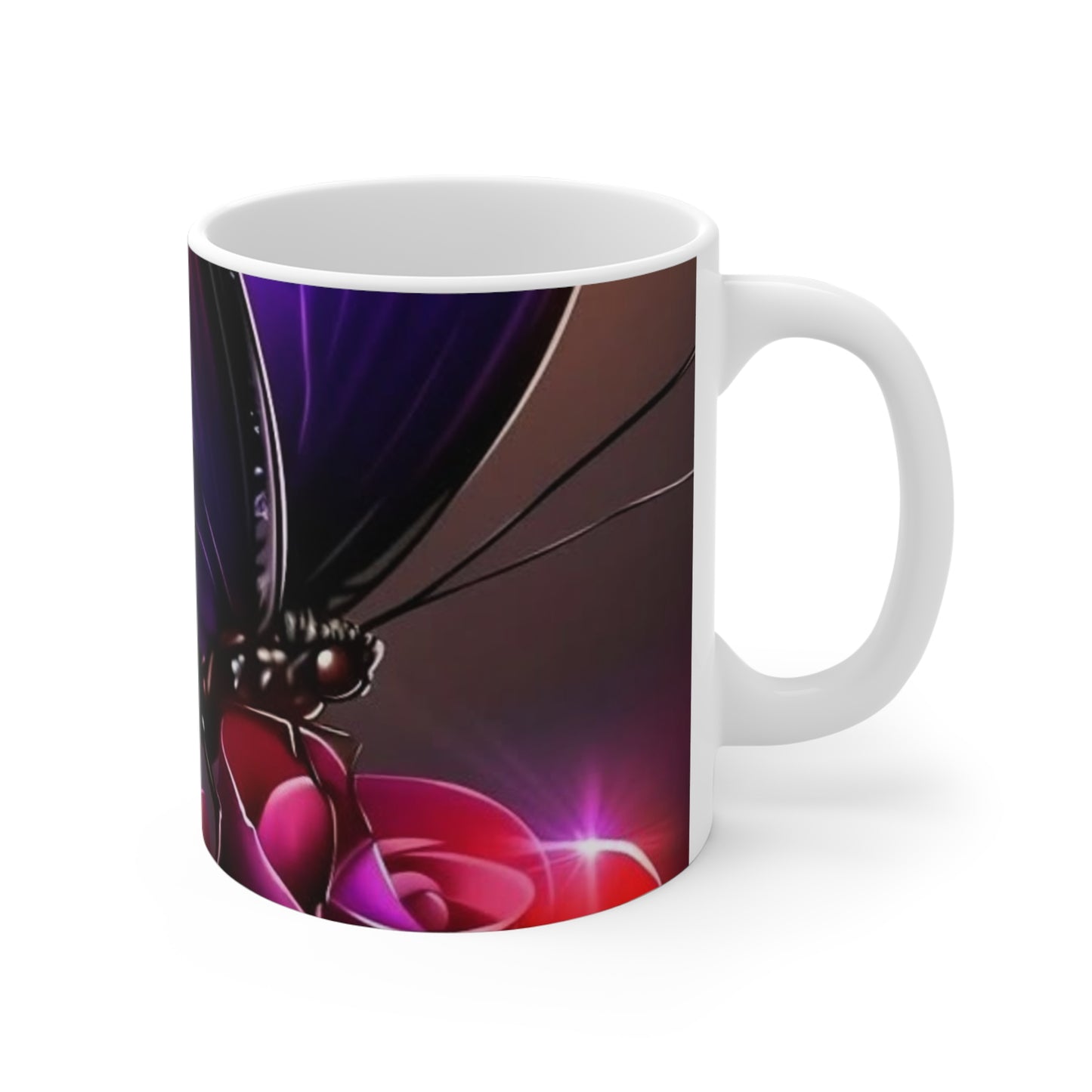 Butterfly Mug - Unique Floral Design, Perfect Gift for Nature Lovers