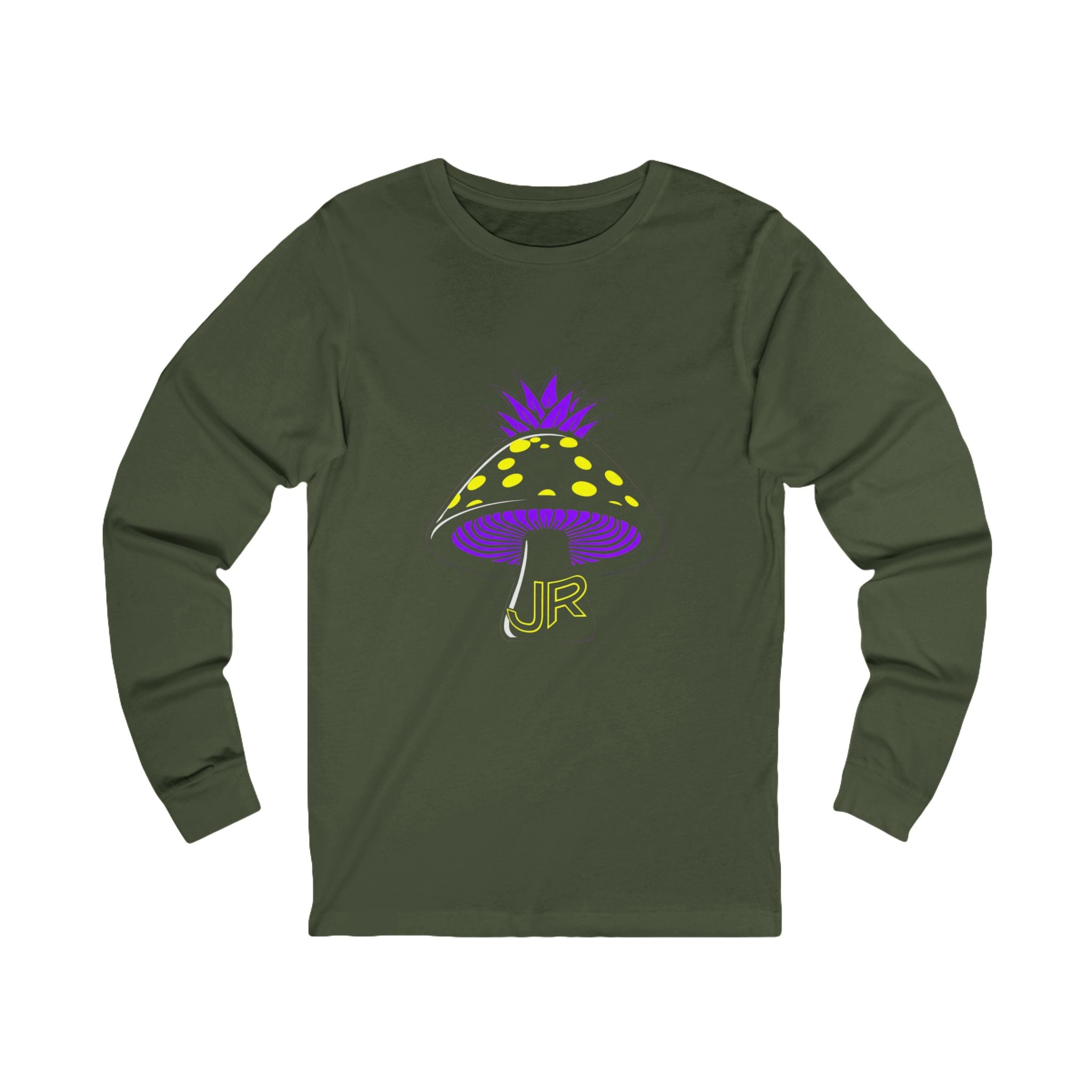 Mushroom Graphic Long Sleeve Tee | Unisex Tee, Casual Wear, Gifts for Nature Lovers, Festival Fashion, Unique Tees