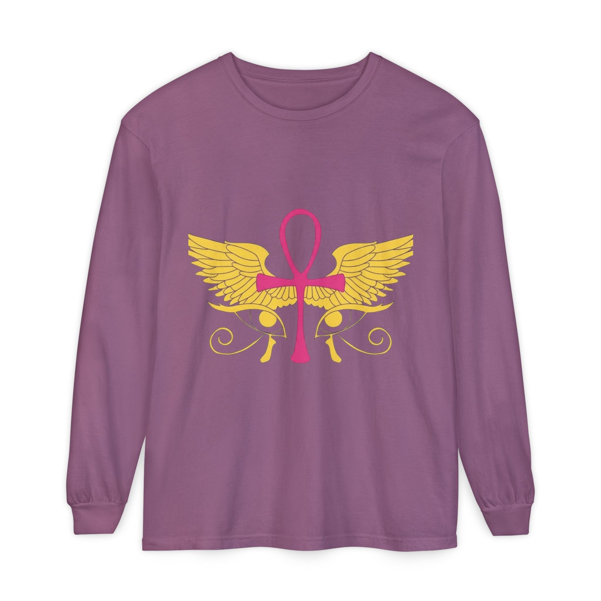 Unisex Garment-dyed Long Sleeve T-Shirt