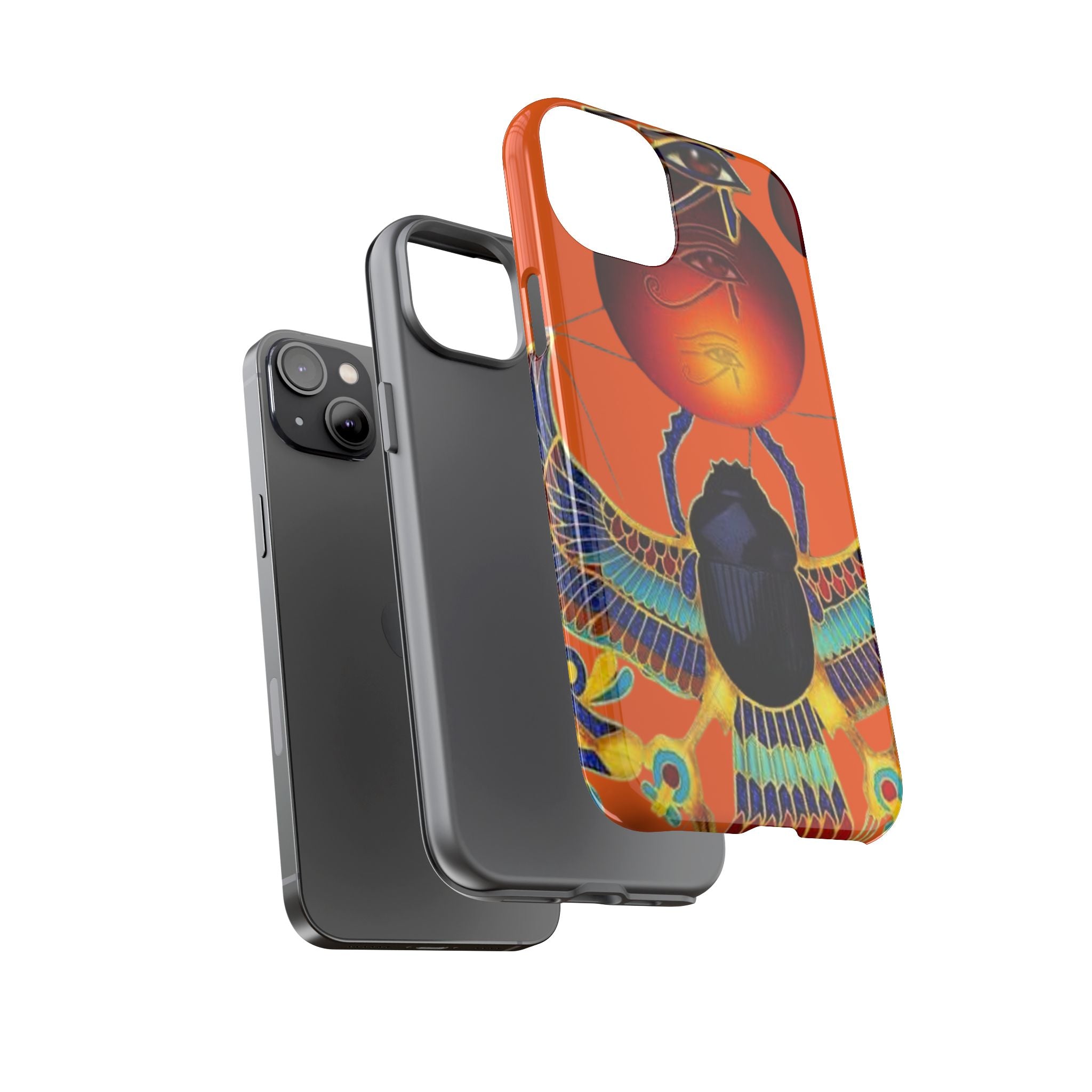 Egyptian-Inspired Phone Case, Tough Phone Cover, Unique Protective Case, Gift for Her, Vibrant Egyptian Art