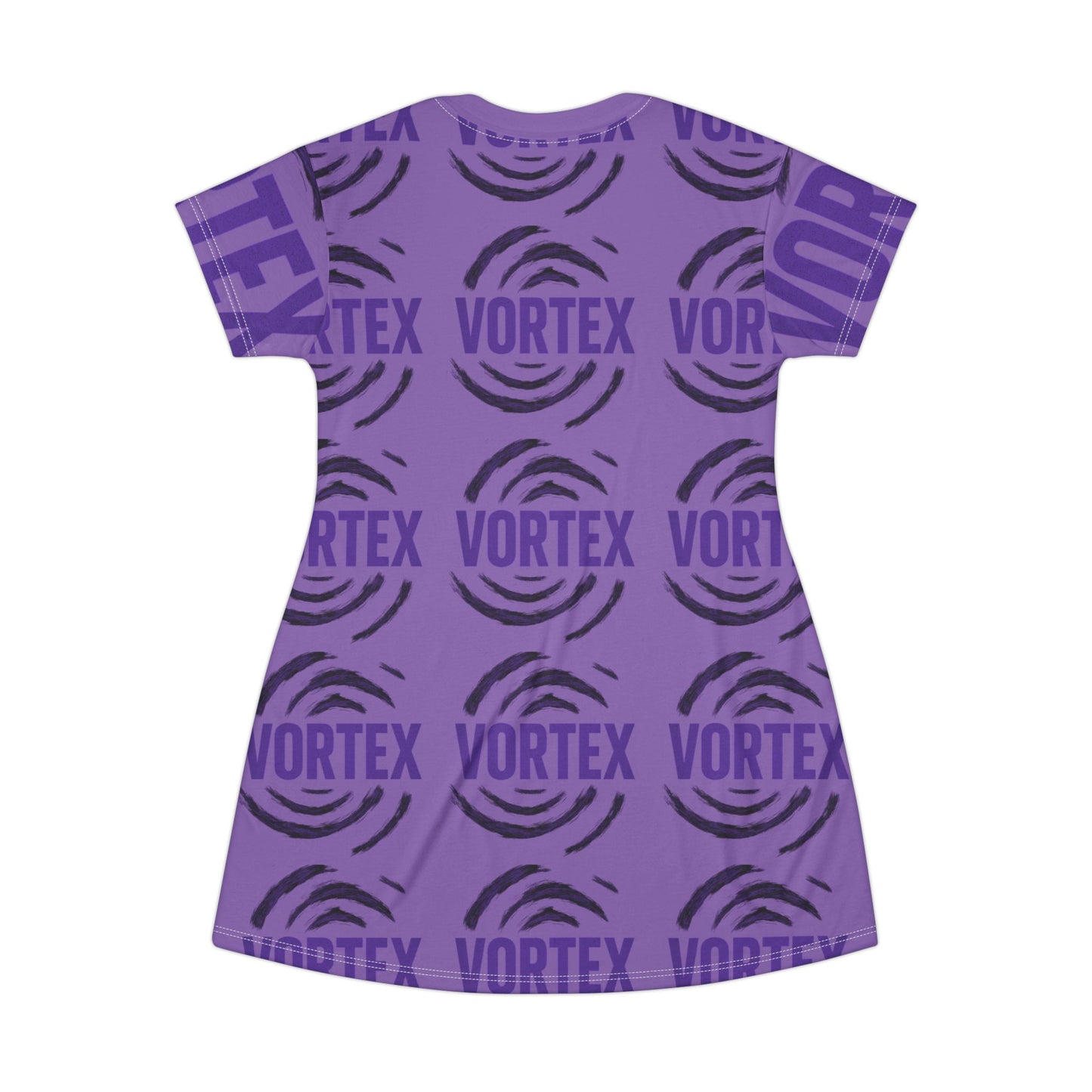 Vortex Pattern T-Shirt Dress, Casual Summer Dress, Trendy Graphic Dress, Gift for Her, Toddler & Youth Sizes Available