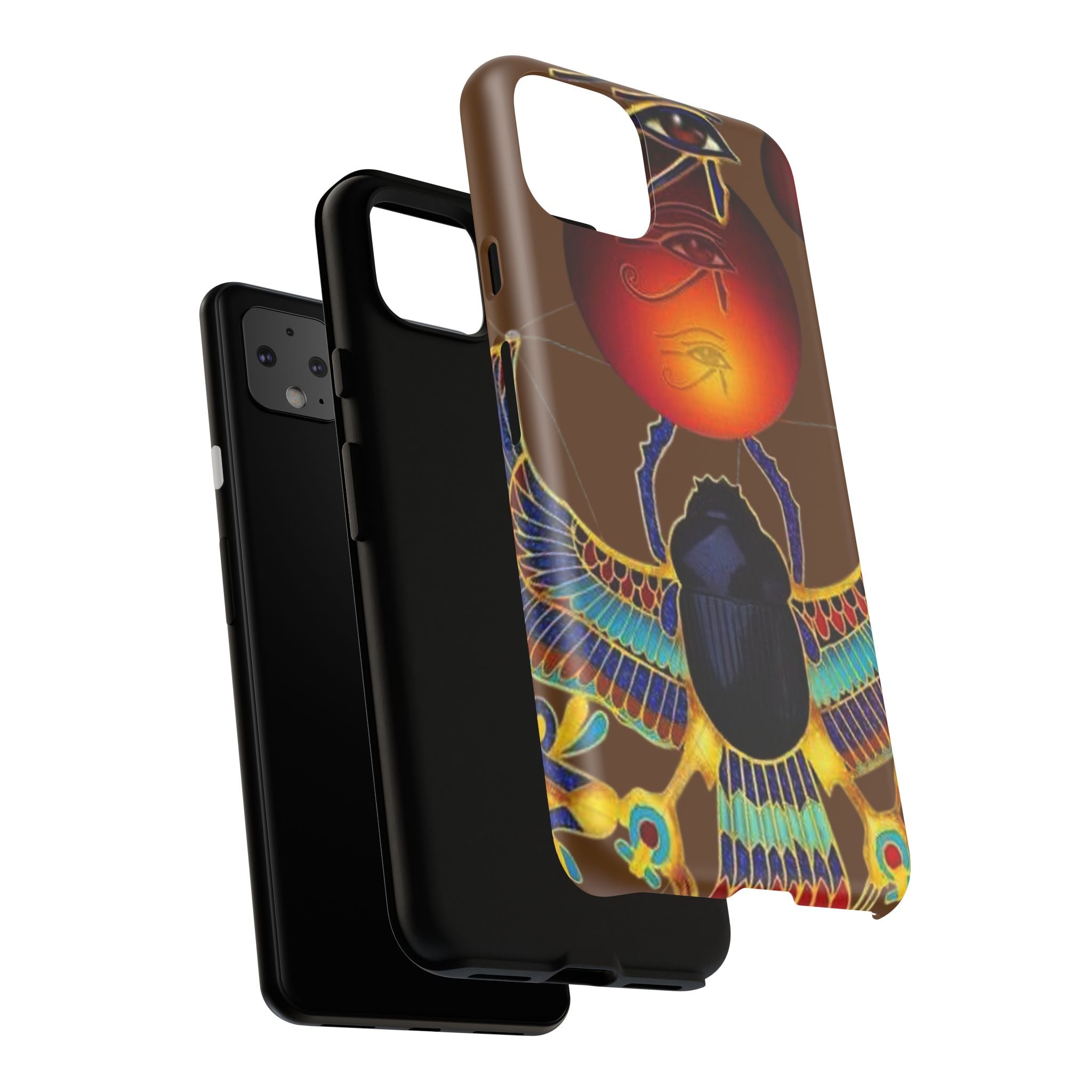 Egyptian Scarab Phone Case | Tough Cases for Unique Style, Protective Cases, Artistic Phone Covers, Gifts for Art Lovers