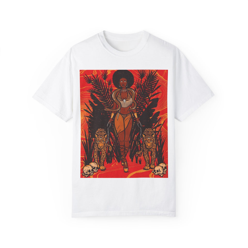 Bold Jungle Goddess Unisex T-Shirt | Vibrant Graphic Tee