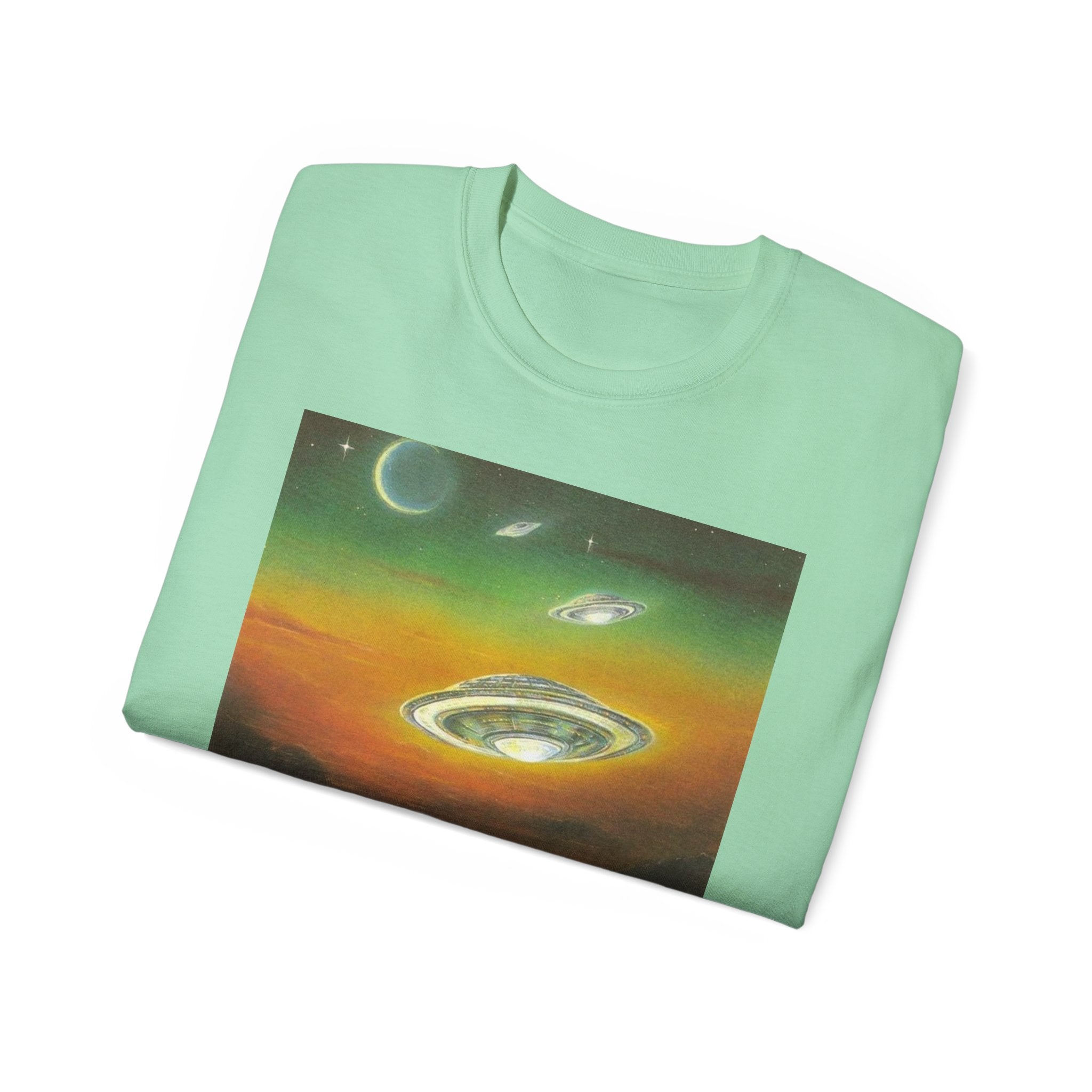 T-Shirt Dolphins UFOs Unisex Tee