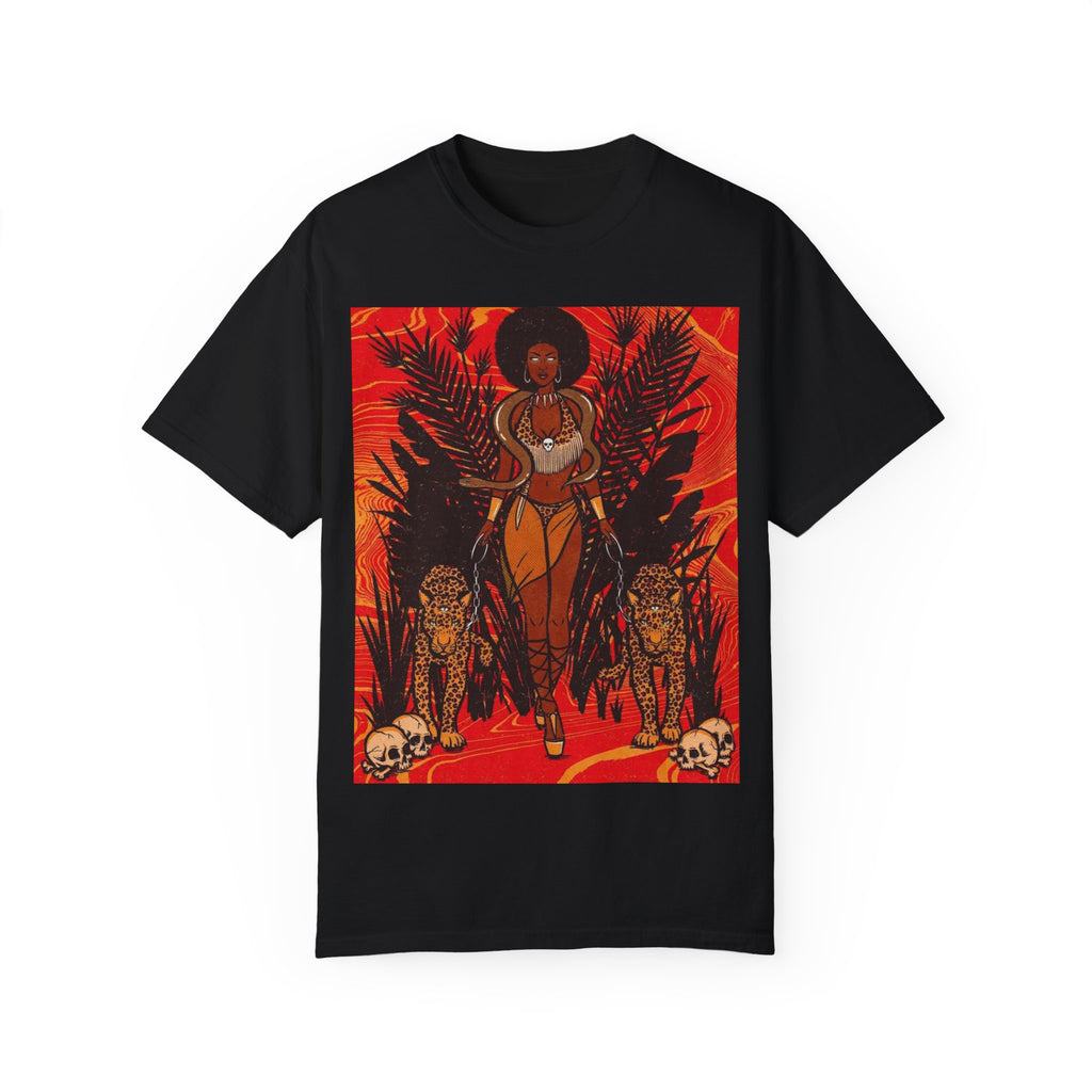 Bold Jungle Goddess Unisex T-Shirt | Vibrant Graphic Tee
