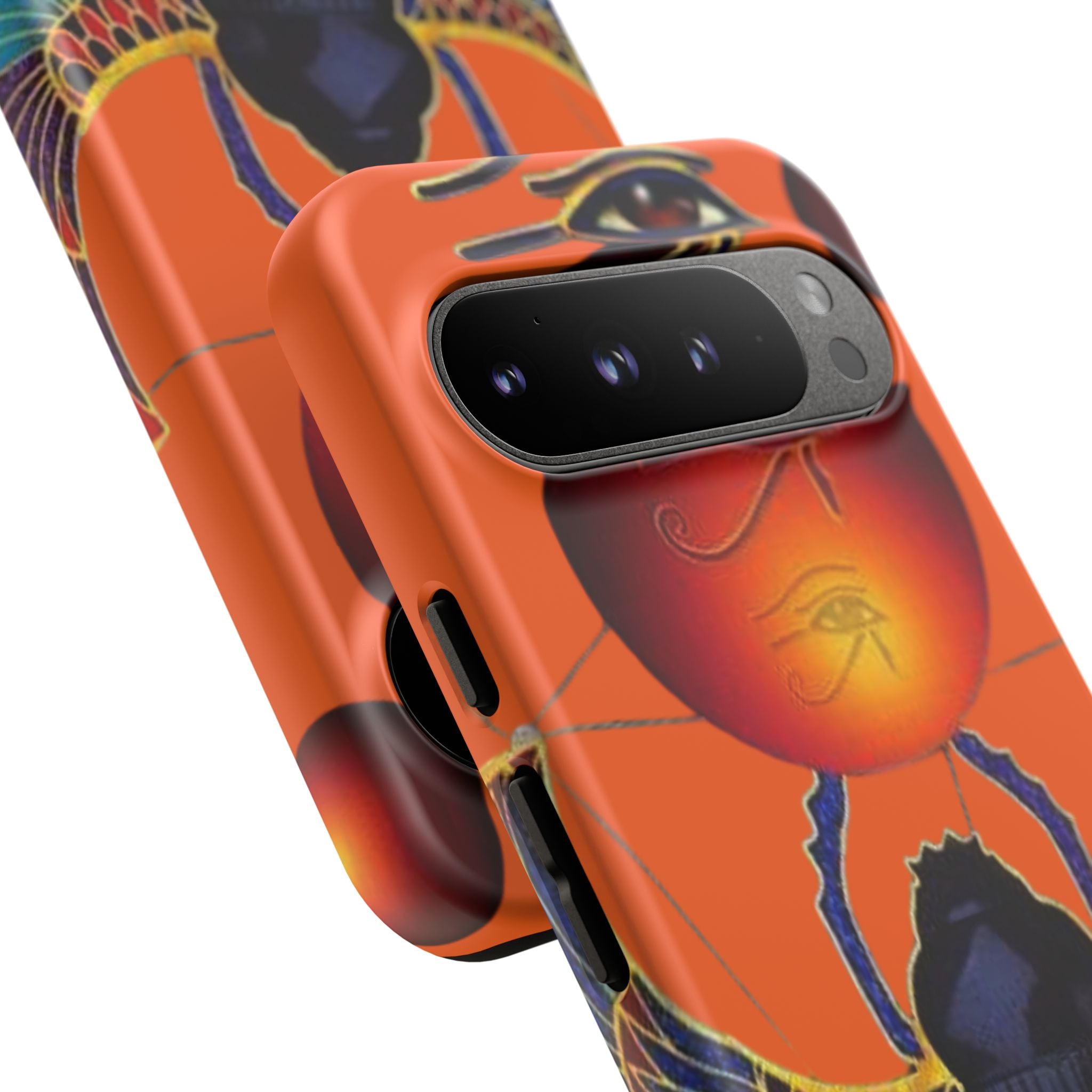 Egyptian-Inspired Phone Case, Tough Phone Cover, Unique Protective Case, Gift for Her, Vibrant Egyptian Art