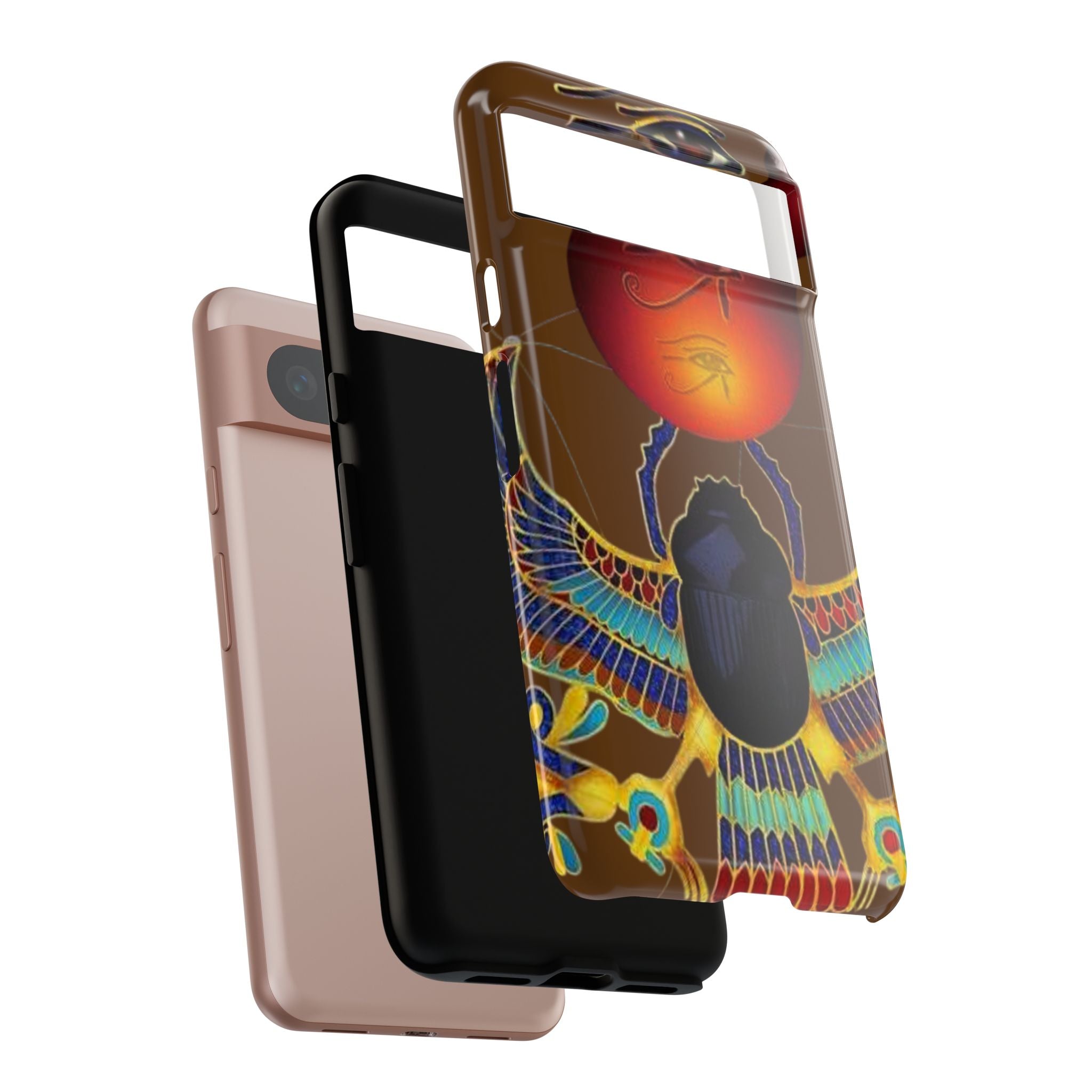 Egyptian Scarab Phone Case | Tough Cases for Unique Style, Protective Cases, Artistic Phone Covers, Gifts for Art Lovers