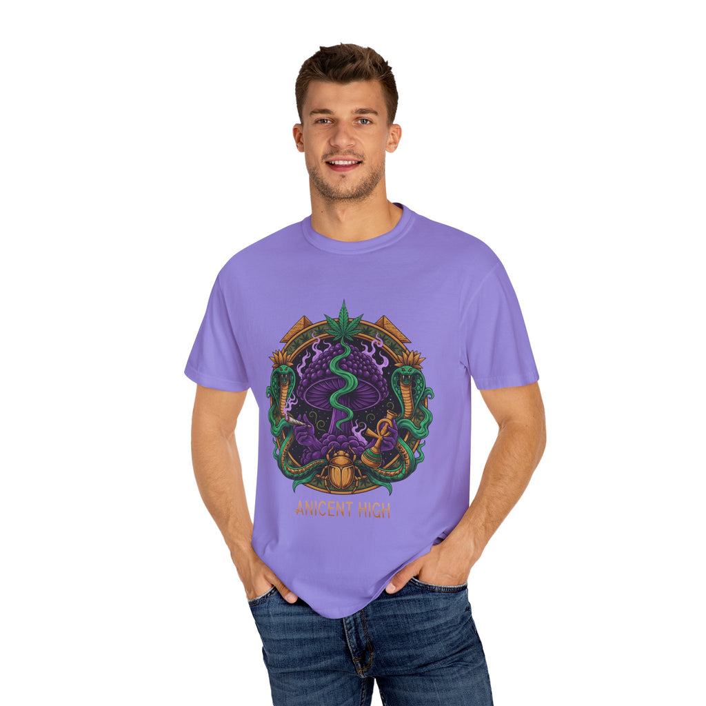 Ancient High T-Shirt — Mystical Snake & Egyptian Scarab Graphic Tee