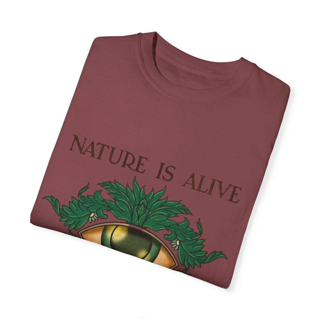 Nature-Inspired Unisex T-Shirt, Eco Friendly Tee, Nature Lover Gift, Casual Wear, Vintage Graphic Tee, Boho Style, Earth Day