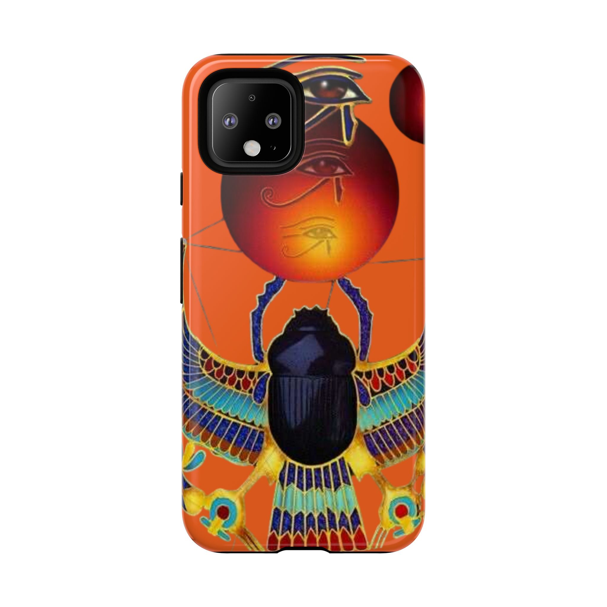 Egyptian-Inspired Phone Case, Tough Phone Cover, Unique Protective Case, Gift for Her, Vibrant Egyptian Art