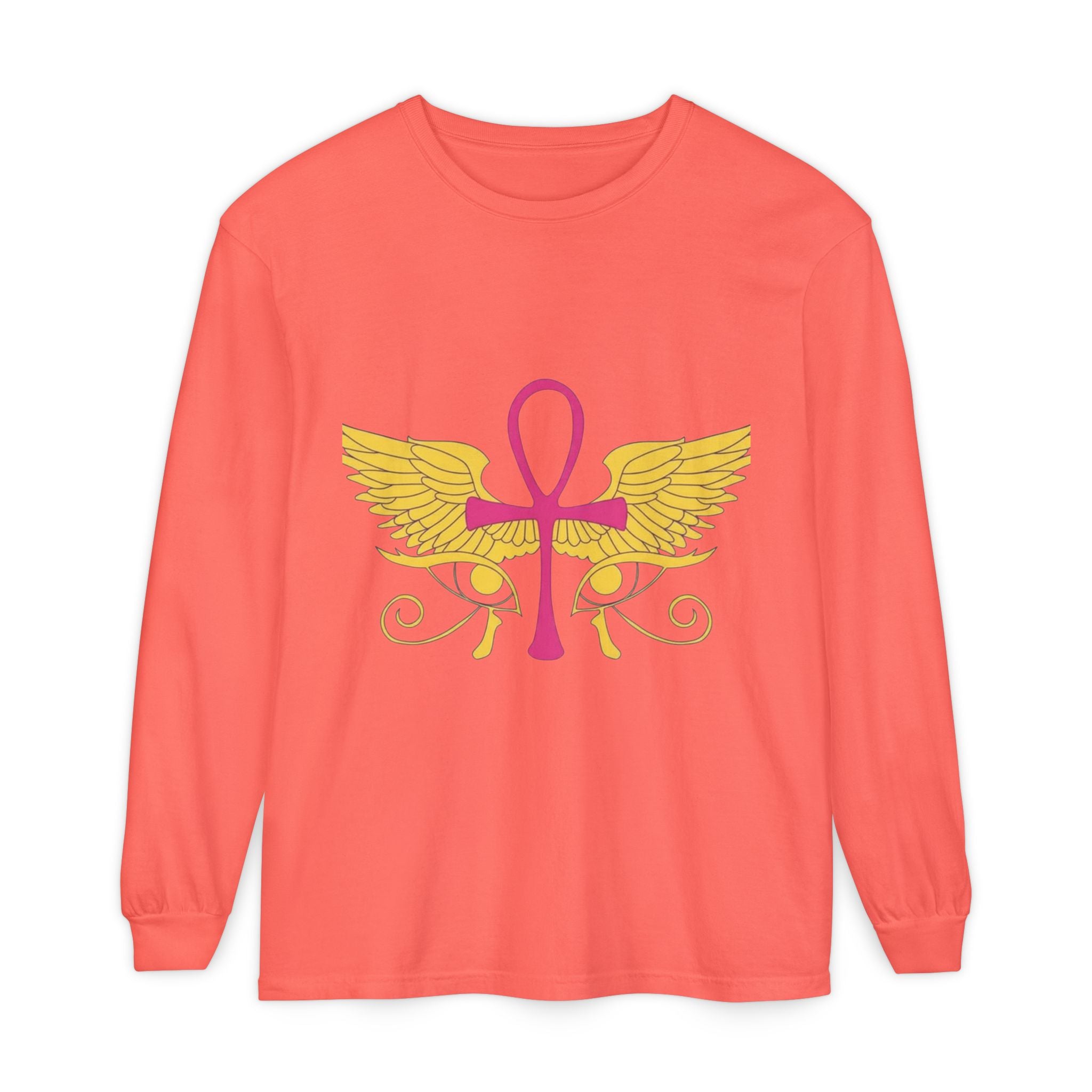 Unisex Garment-dyed Long Sleeve T-Shirt